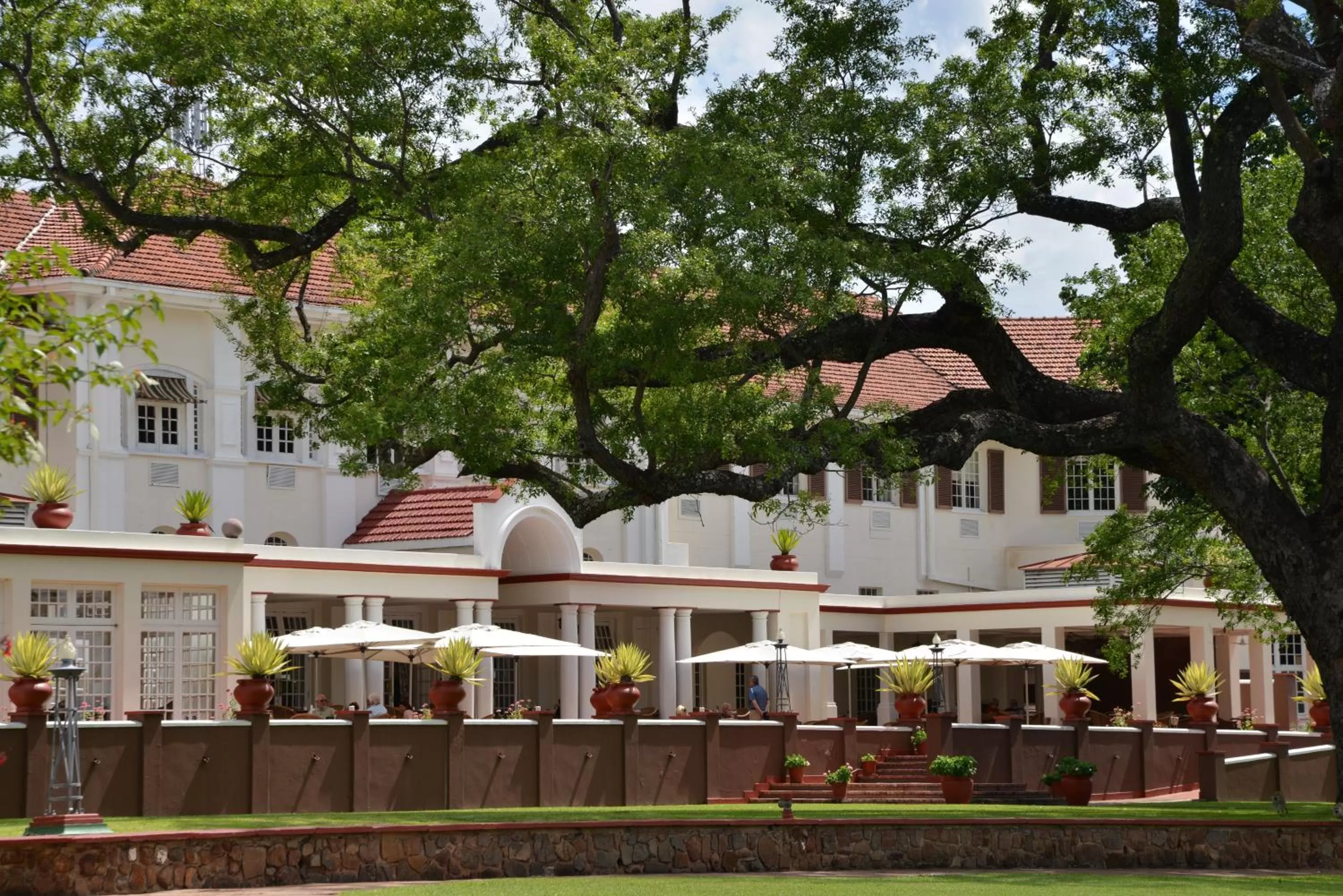 Facade/entrance in The Victoria Falls Hotel