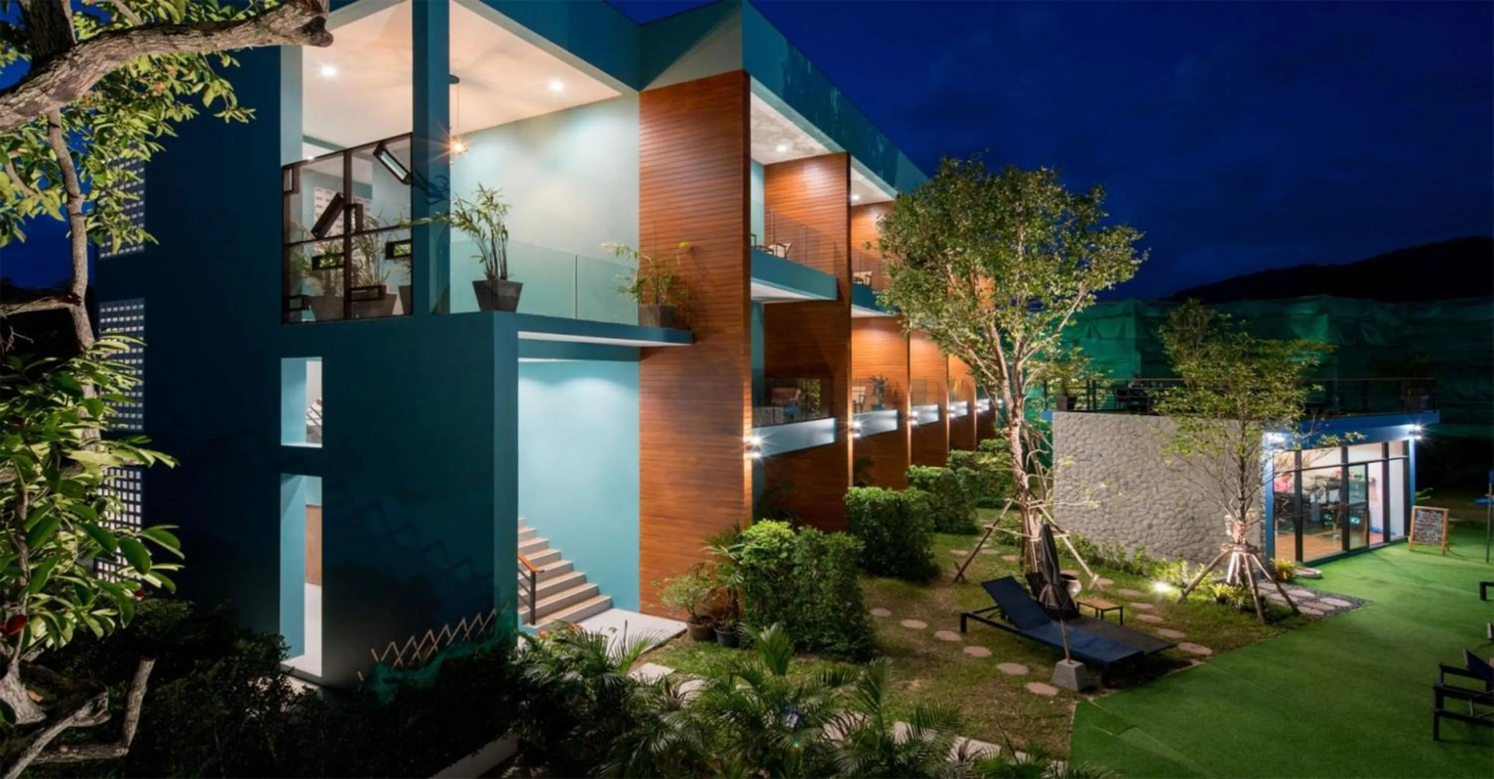 Property building in Peace Blue Naiharn Naturist Resort Phuket SHA Extra Plus