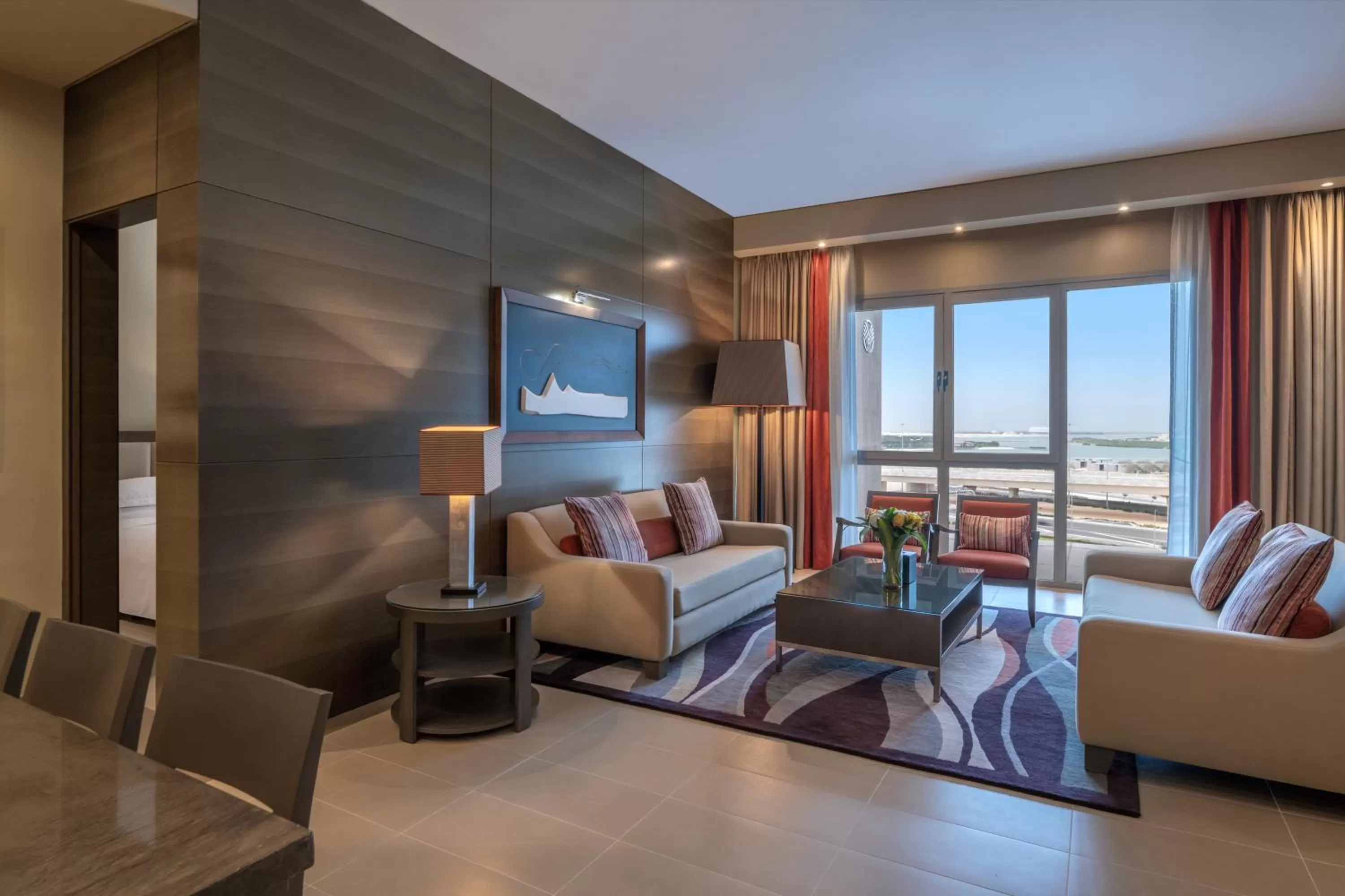 Living room, Bed in Park Arjaan by Rotana, Abu Dhabi