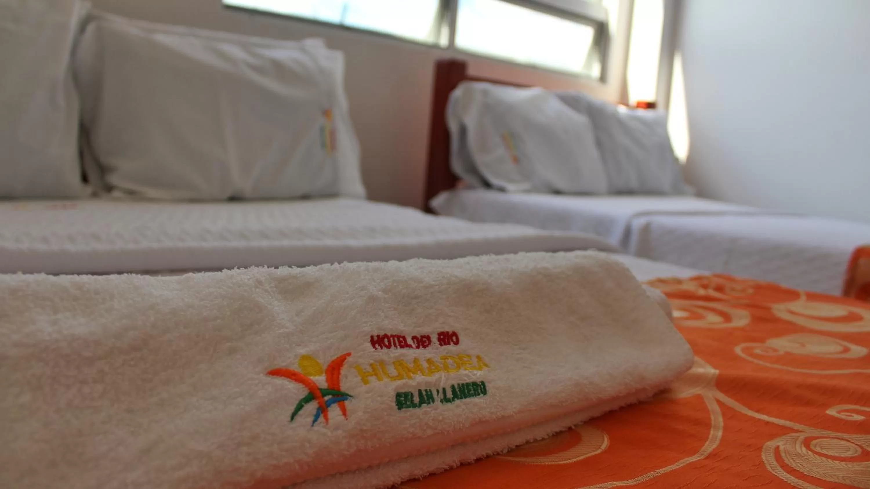 Bed in Hotel Rio Humadea