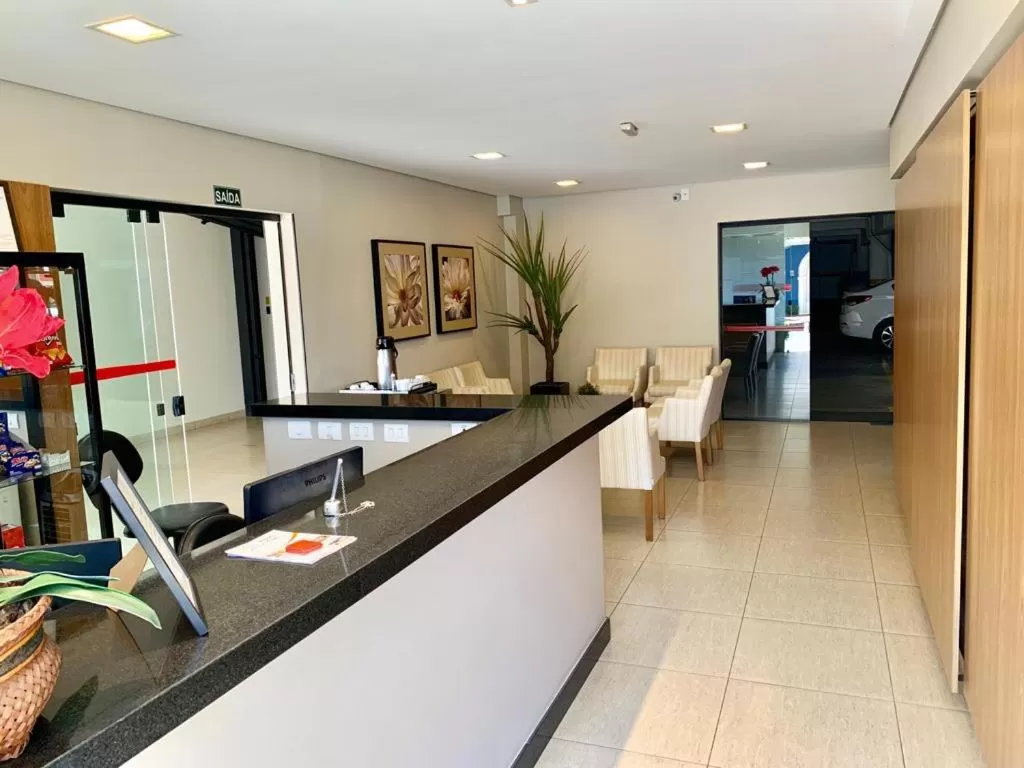 Lobby or reception in Hotel Flat Alameda