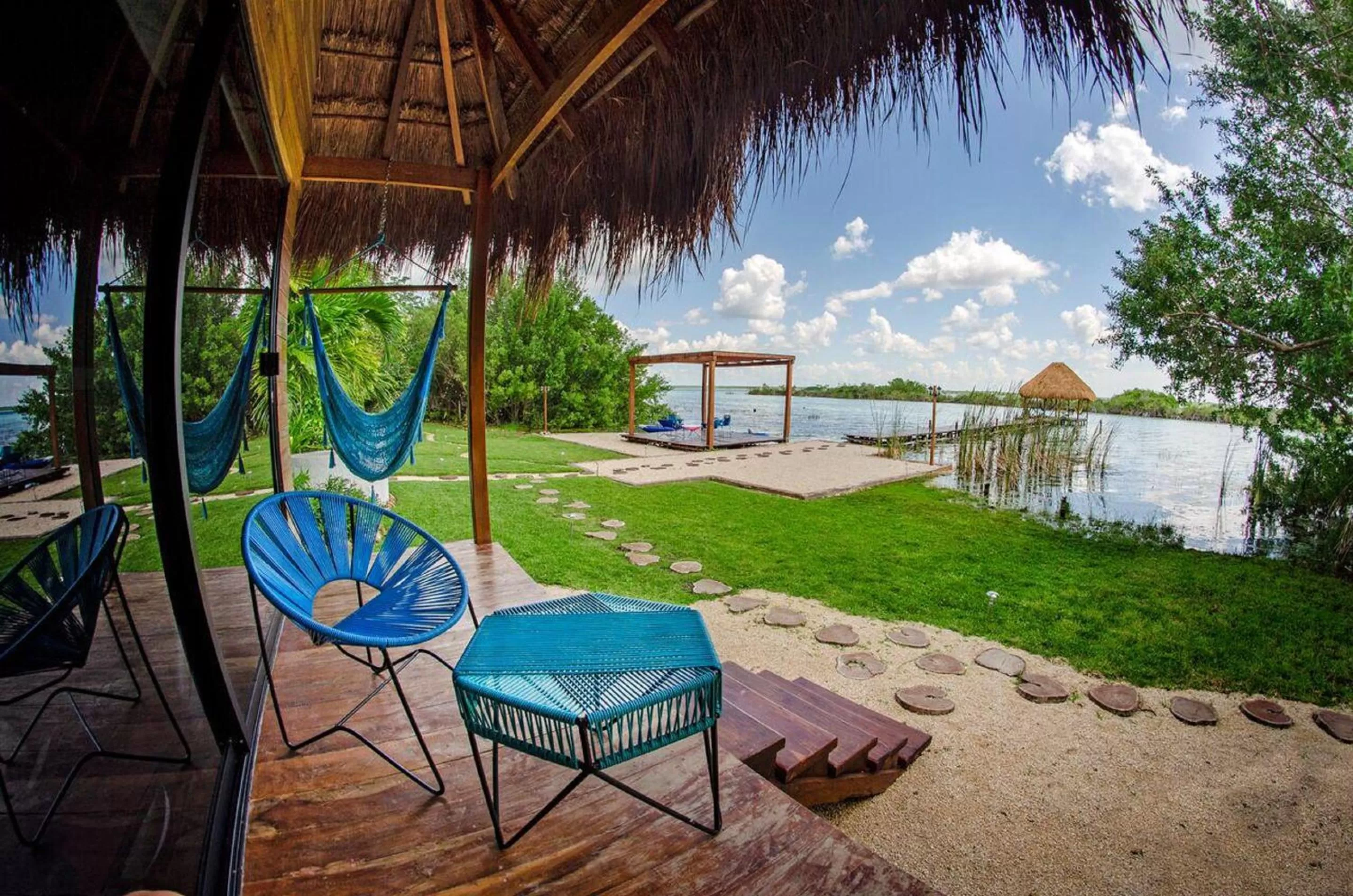 Lake view in Casa Shiva Bacalar by MIJ
