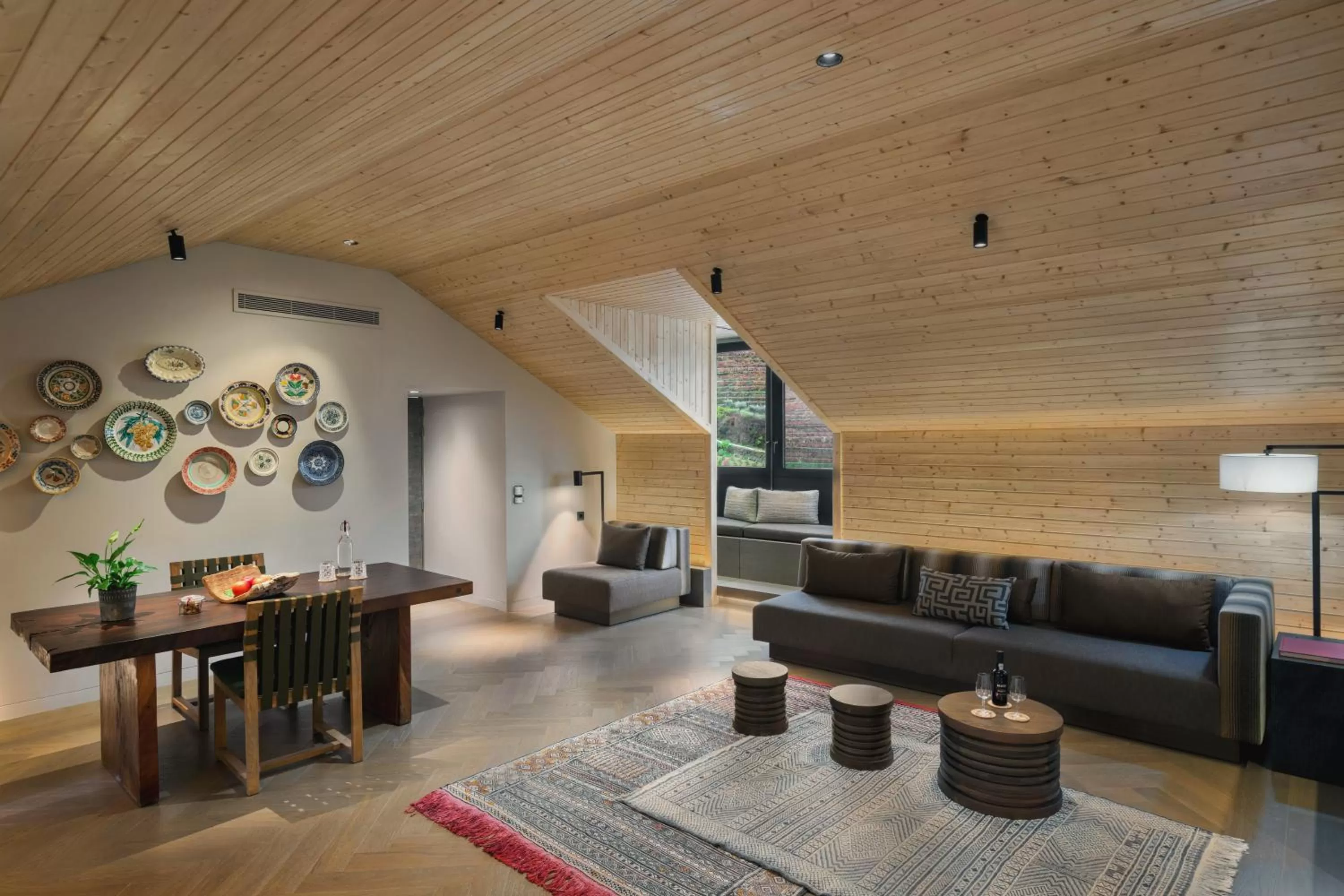 Living room in Six Senses Douro Valley