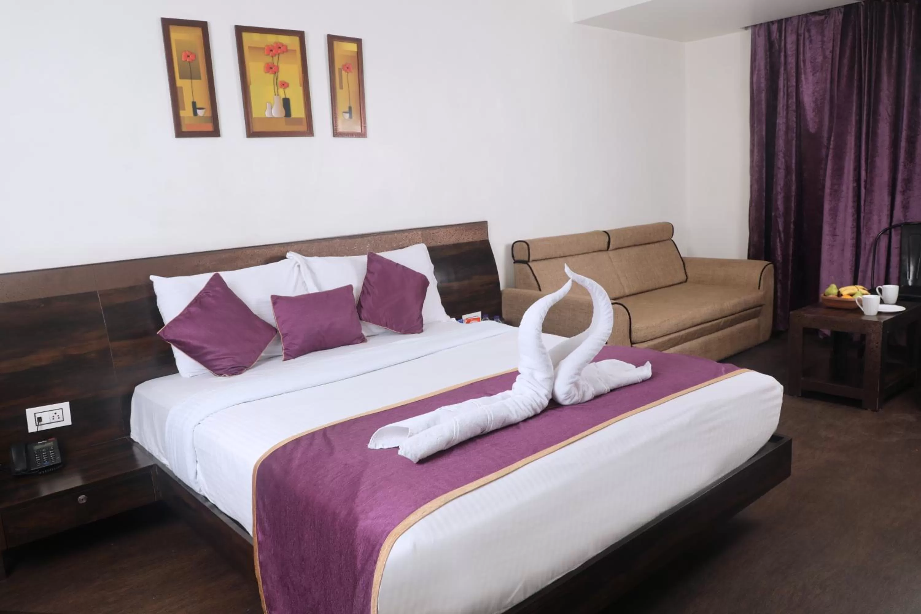 Bed in Hotel Planet Four