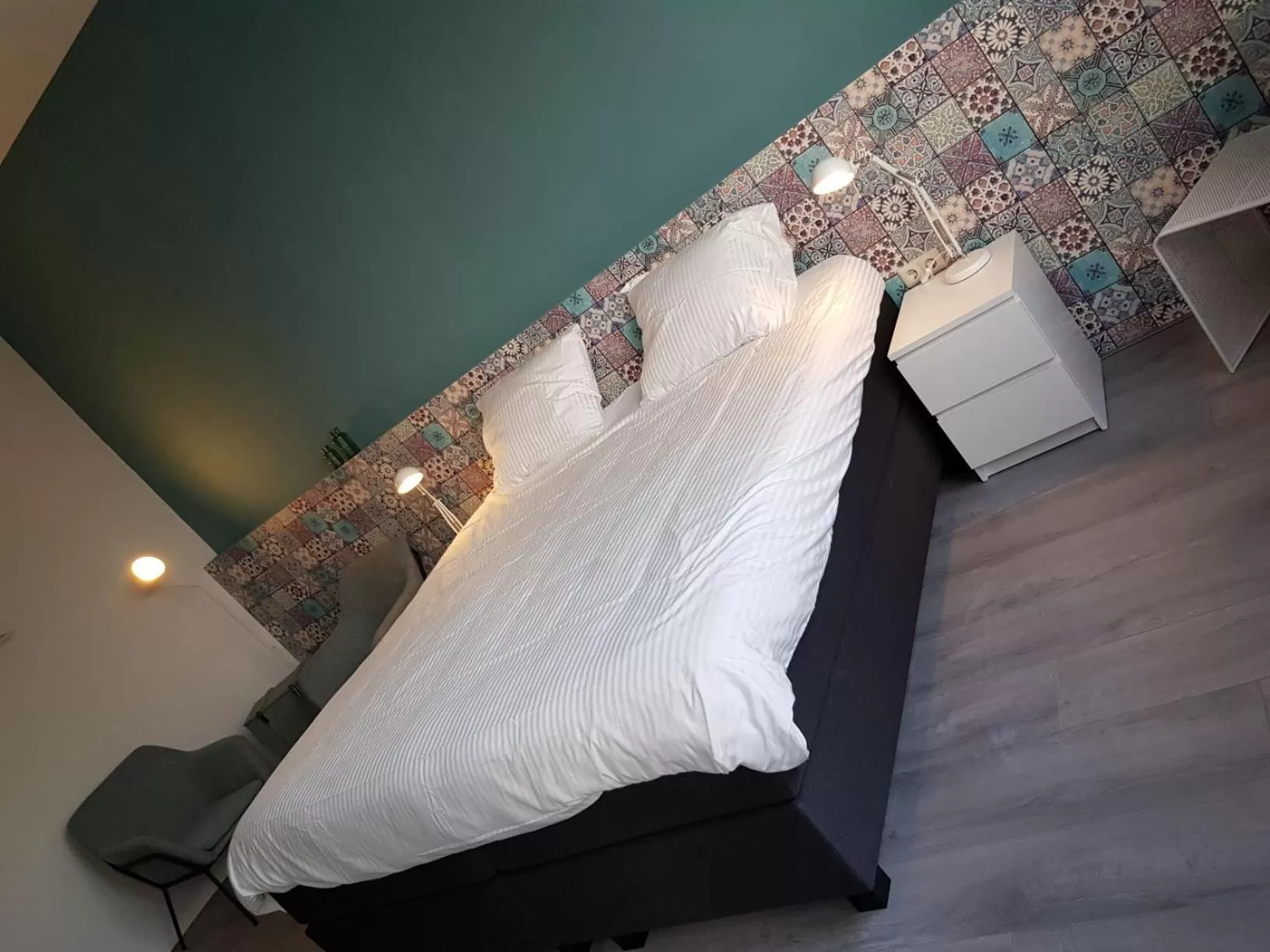 Bed in B&B de Wilhelminaschool