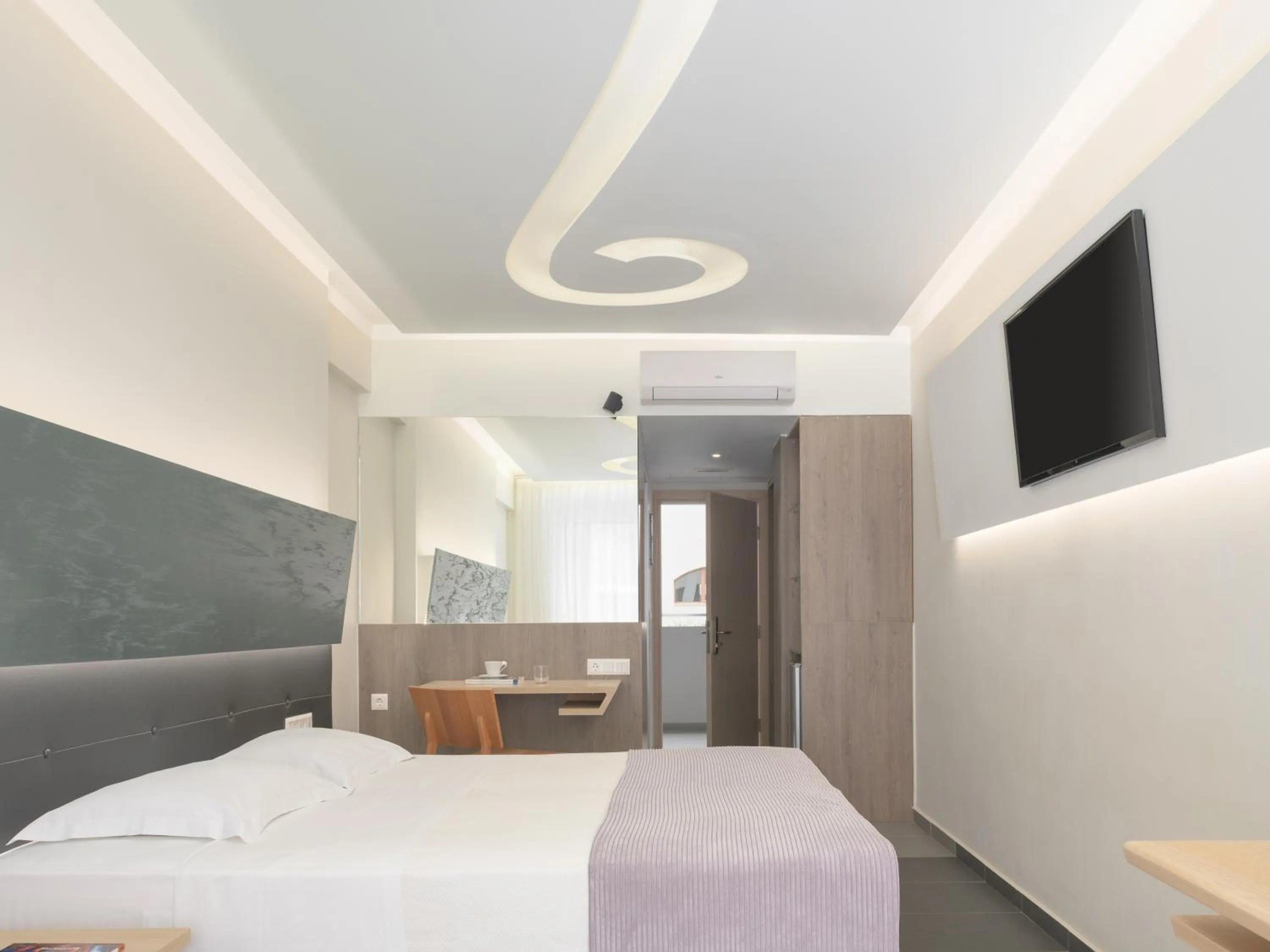 Bedroom, Bed in Melrose Rethymno by Mage Hotels