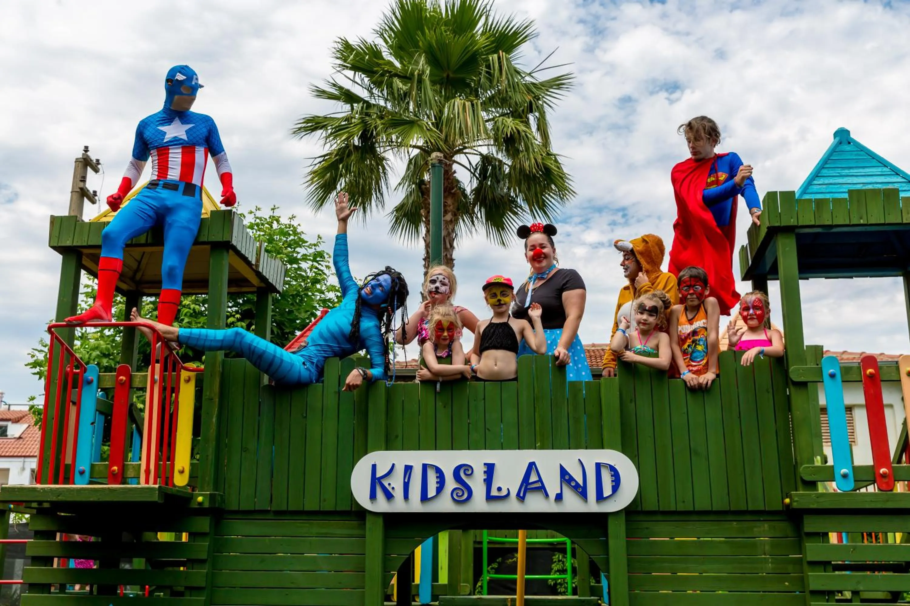 Children play ground in Julian Club Hotel