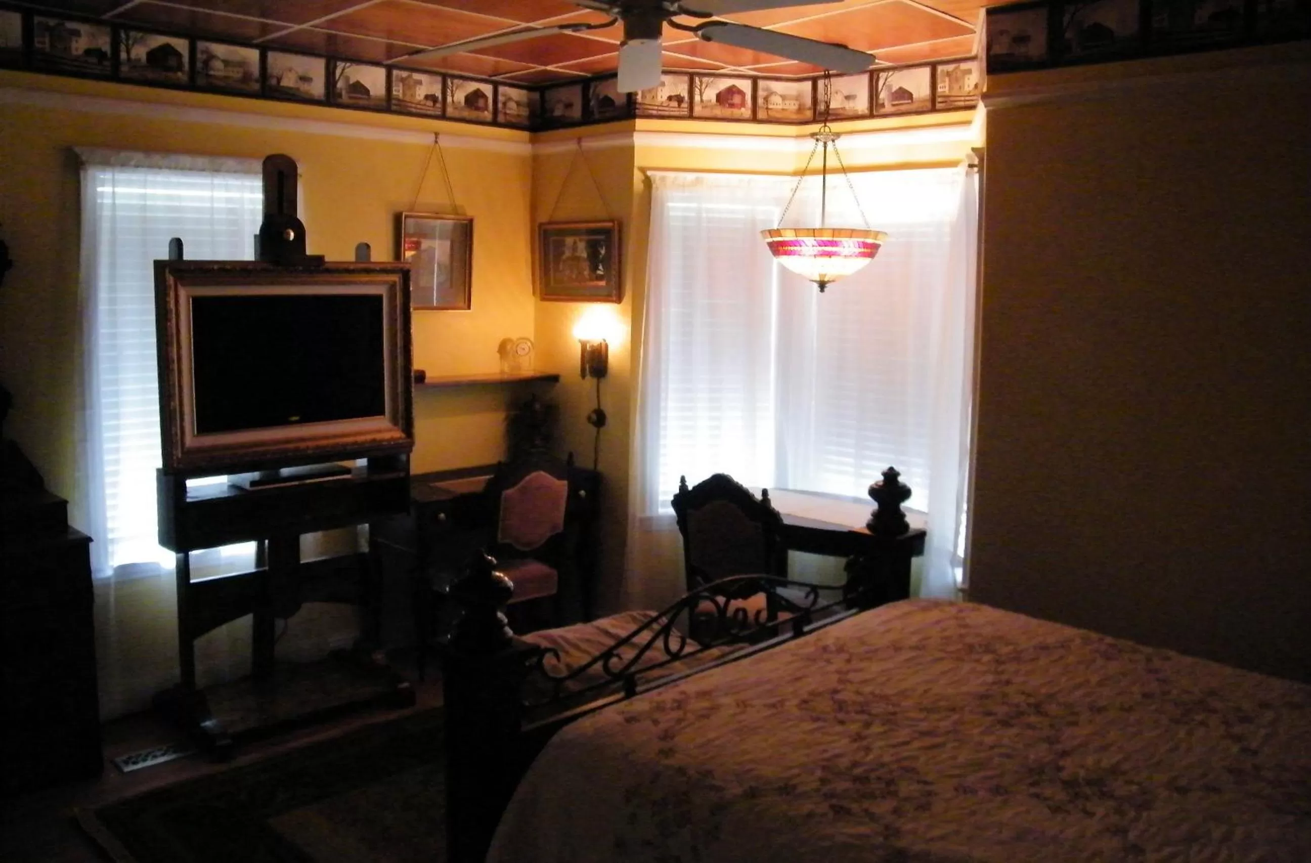 Bed in Book Nook Inn