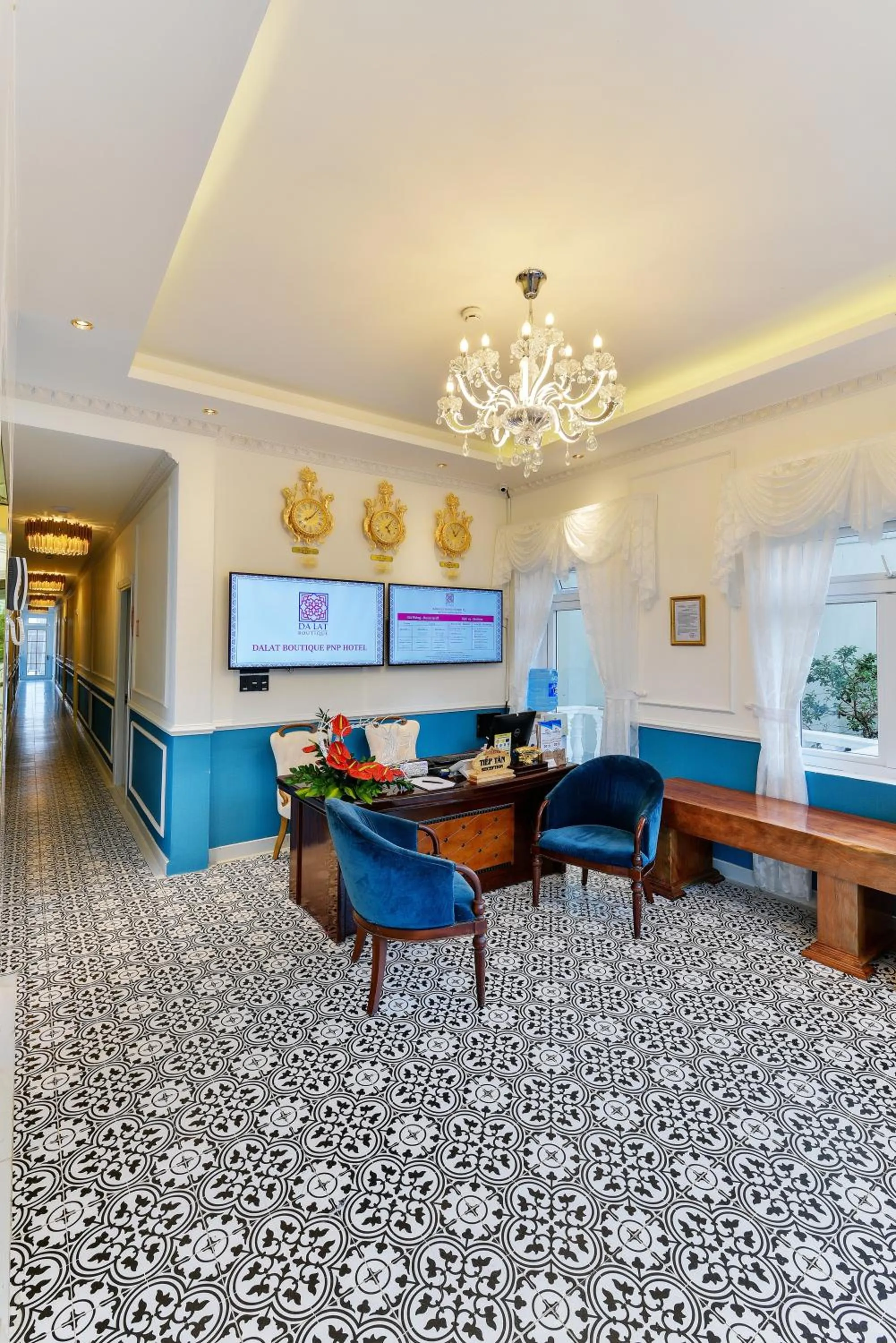 Lobby or reception in Dalat Boutique Hotel