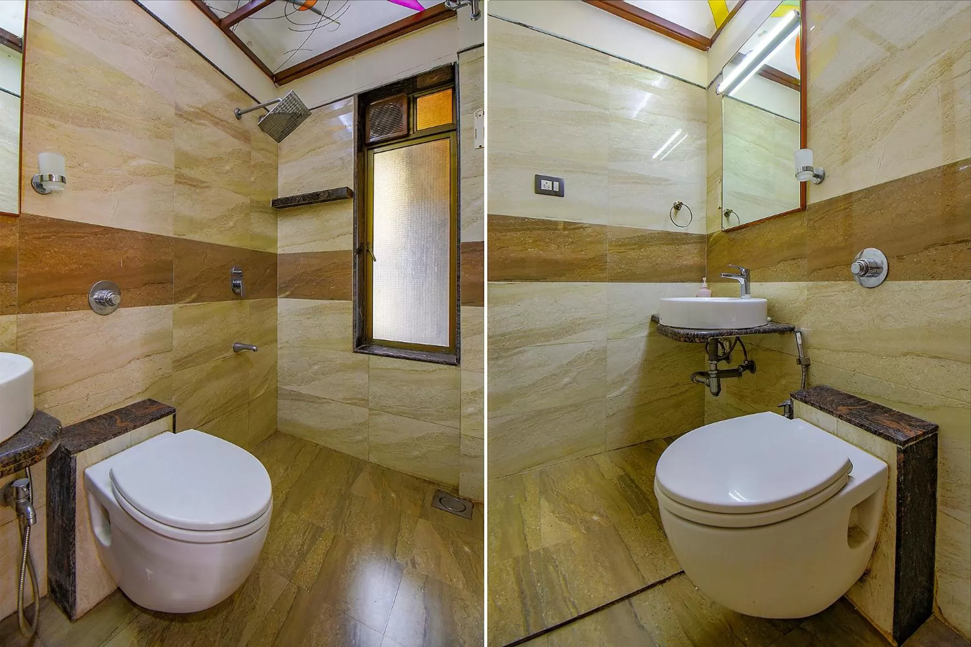 Bathroom in FabHotel SR Wakad - Nr Mall of Millenium