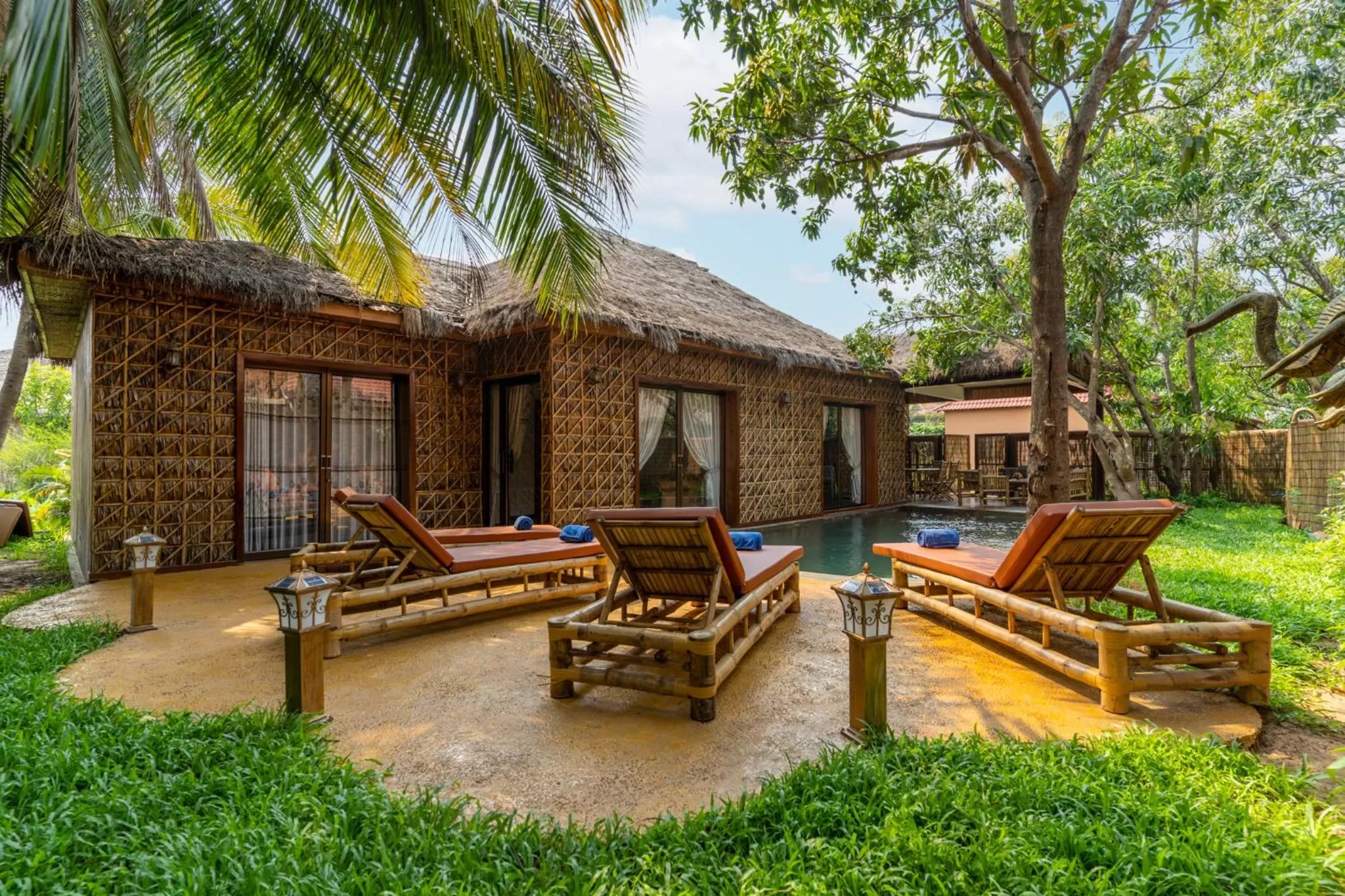 Garden in Authentic Khmer Village Resort