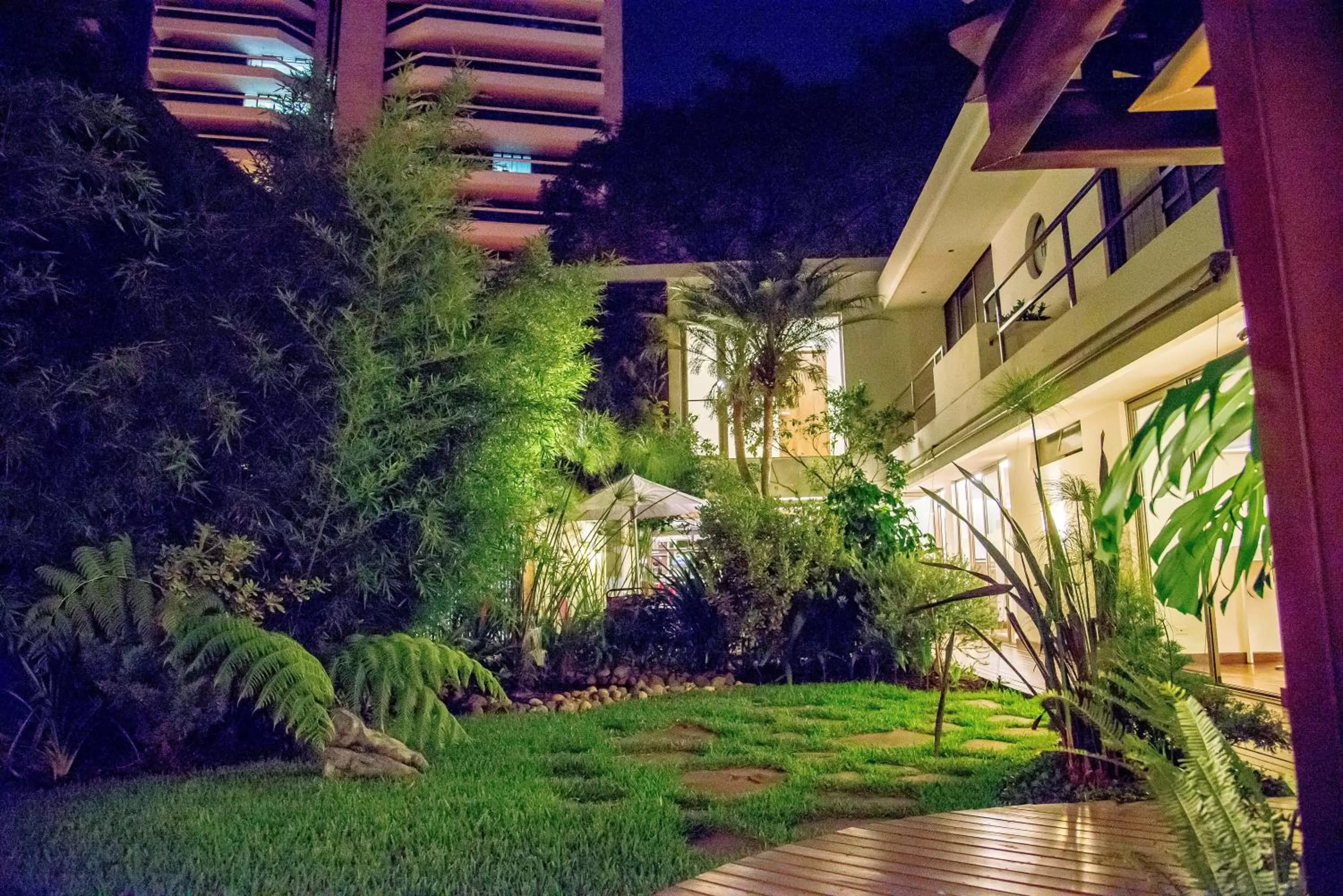 Patio in La Inmaculada Hotel