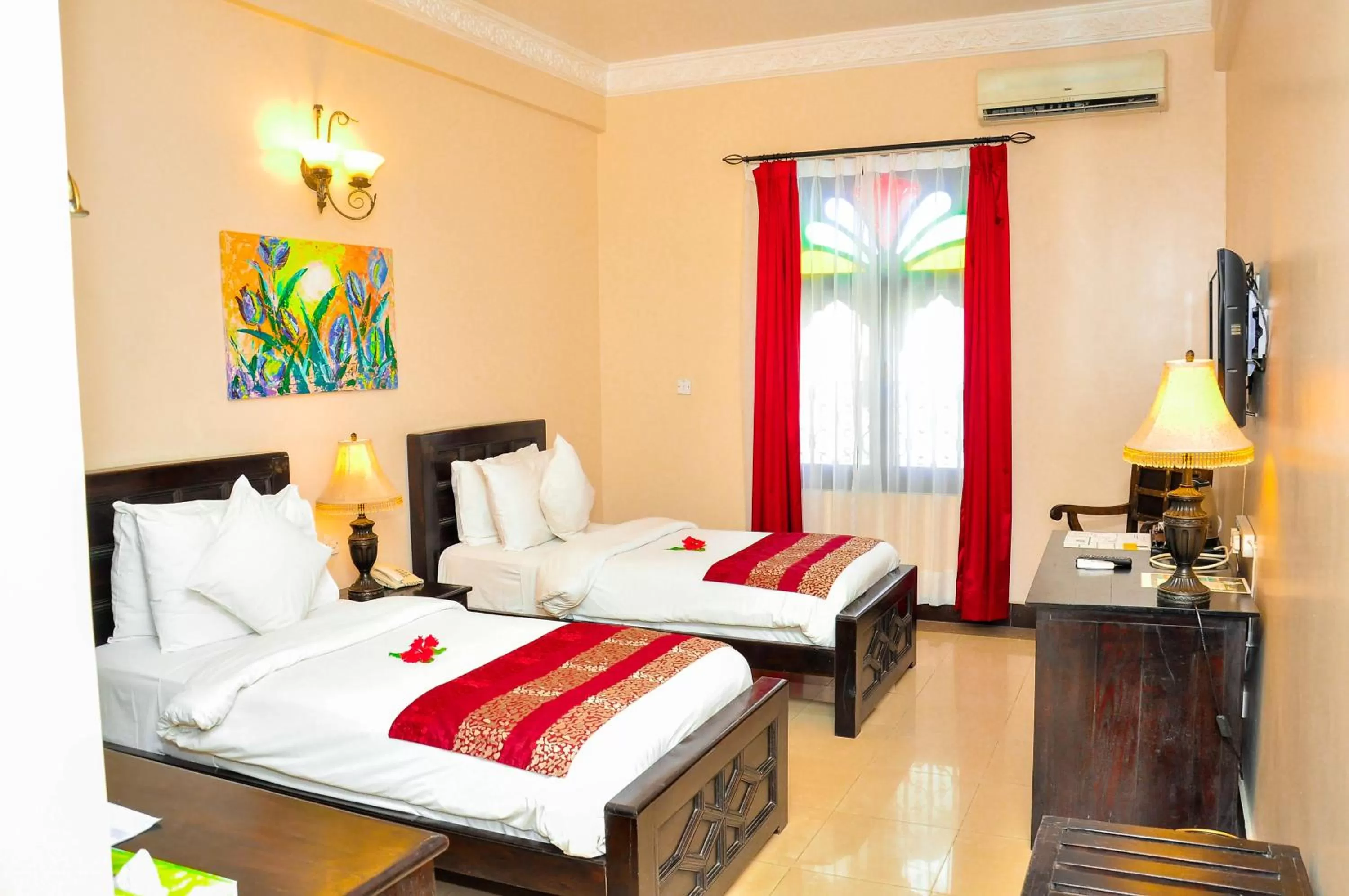 Bedroom, Bed in Golden Tulip Stone Town Boutique