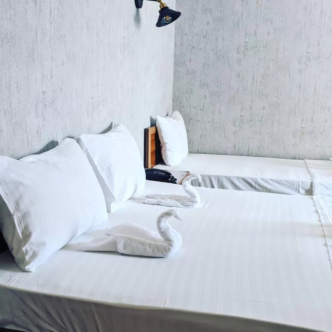 Bed in Hotel Kalanga