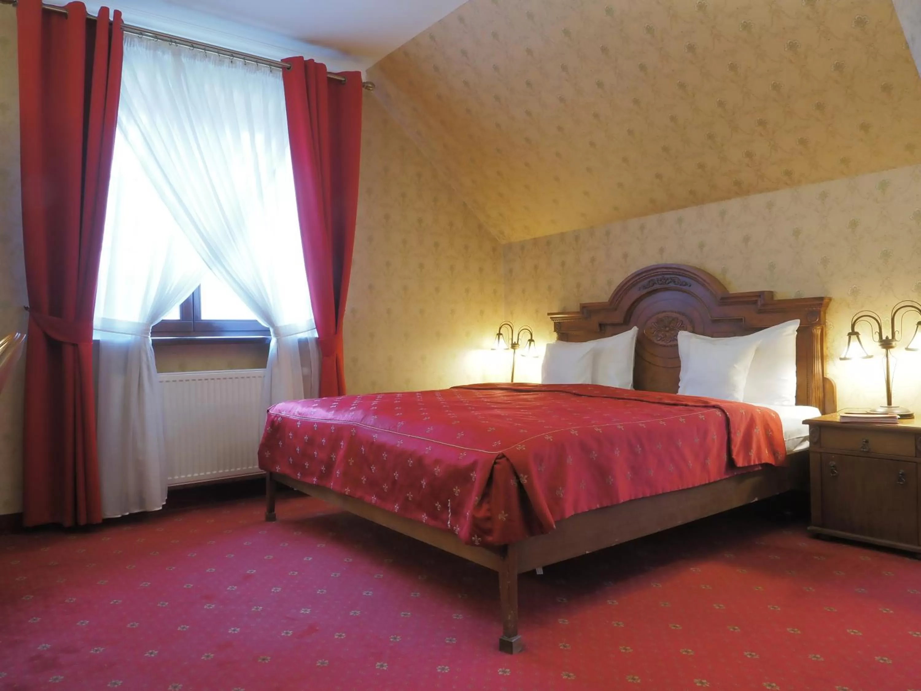 Bed in Hotel Sarmata Zespół Dworski