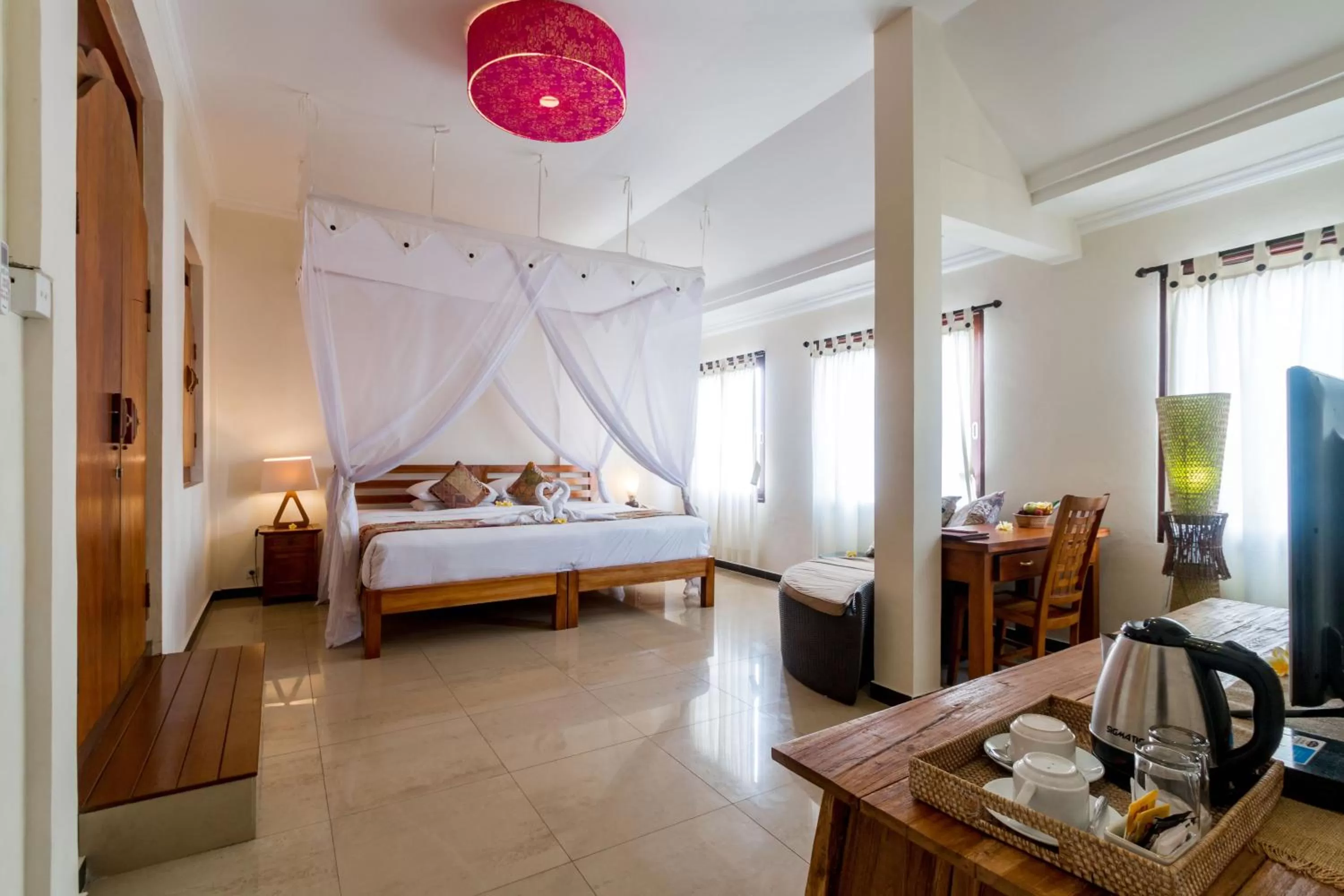 Bedroom, Bed in Ubud Aura Retreat