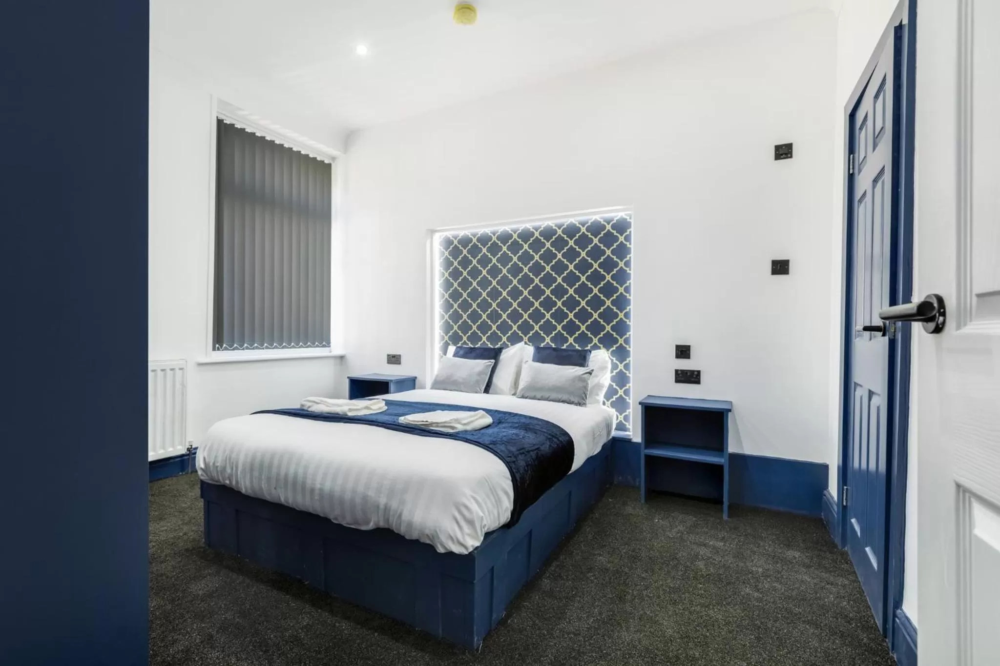 Bedroom in Crystal Towers Sasco Apartments