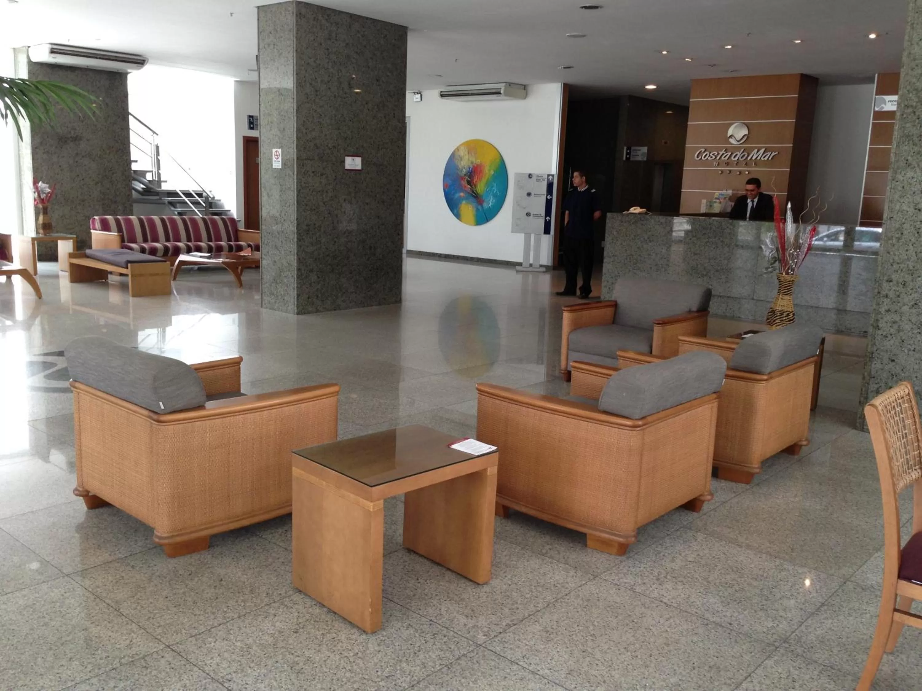 Lobby or reception in Costa do Mar Hotel