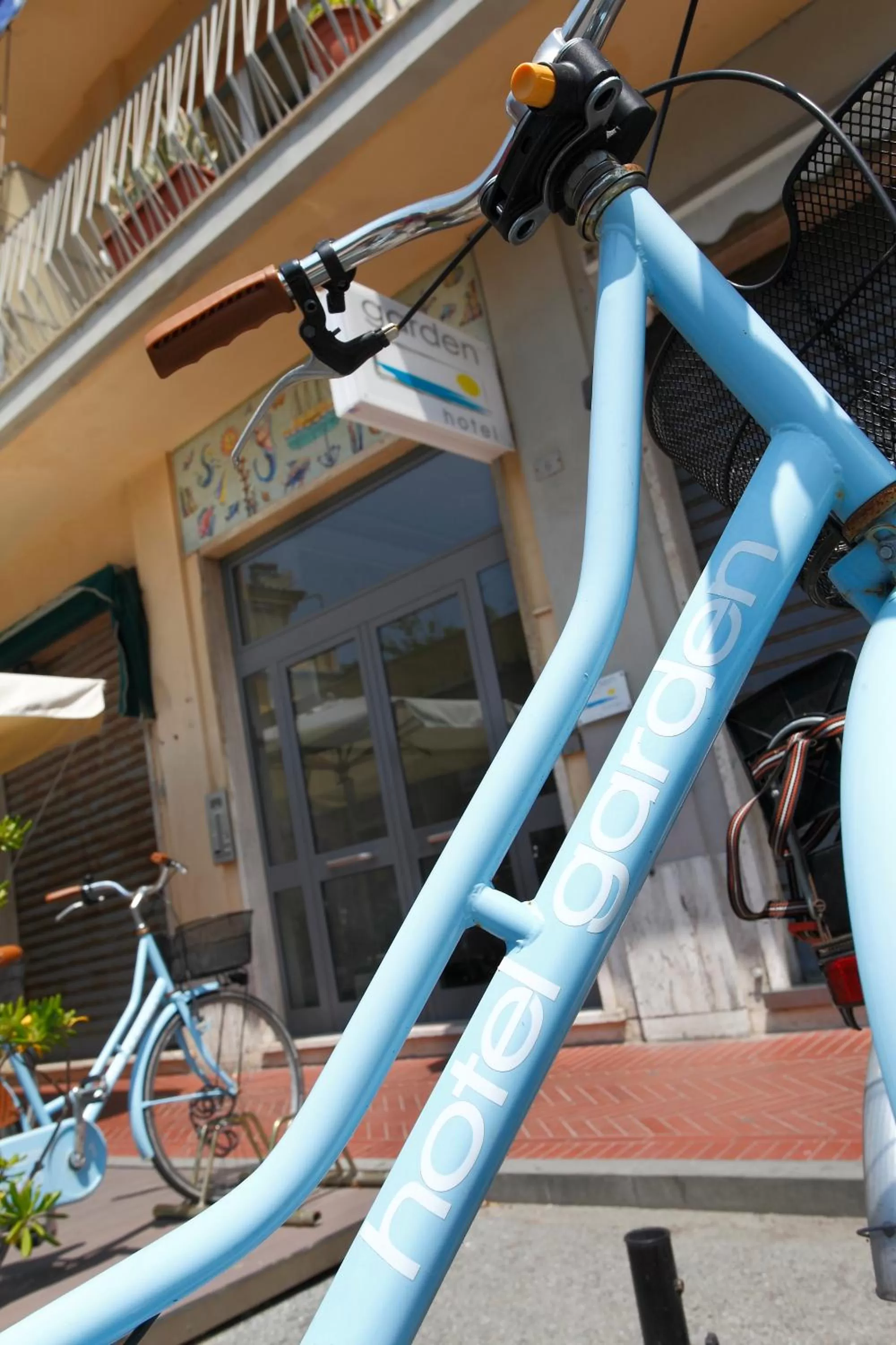 Cycling in Hotel Garden