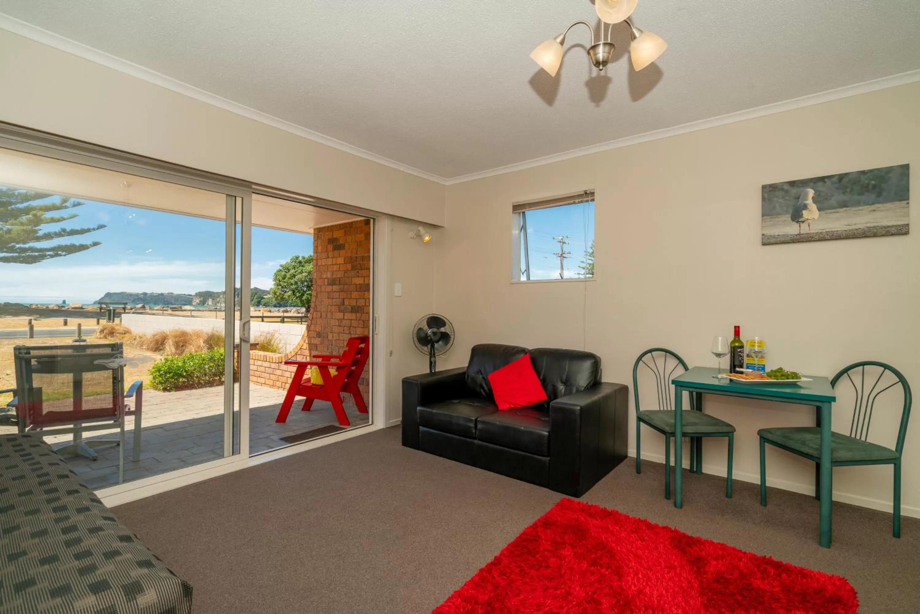 Patio in The Oceanside Motel