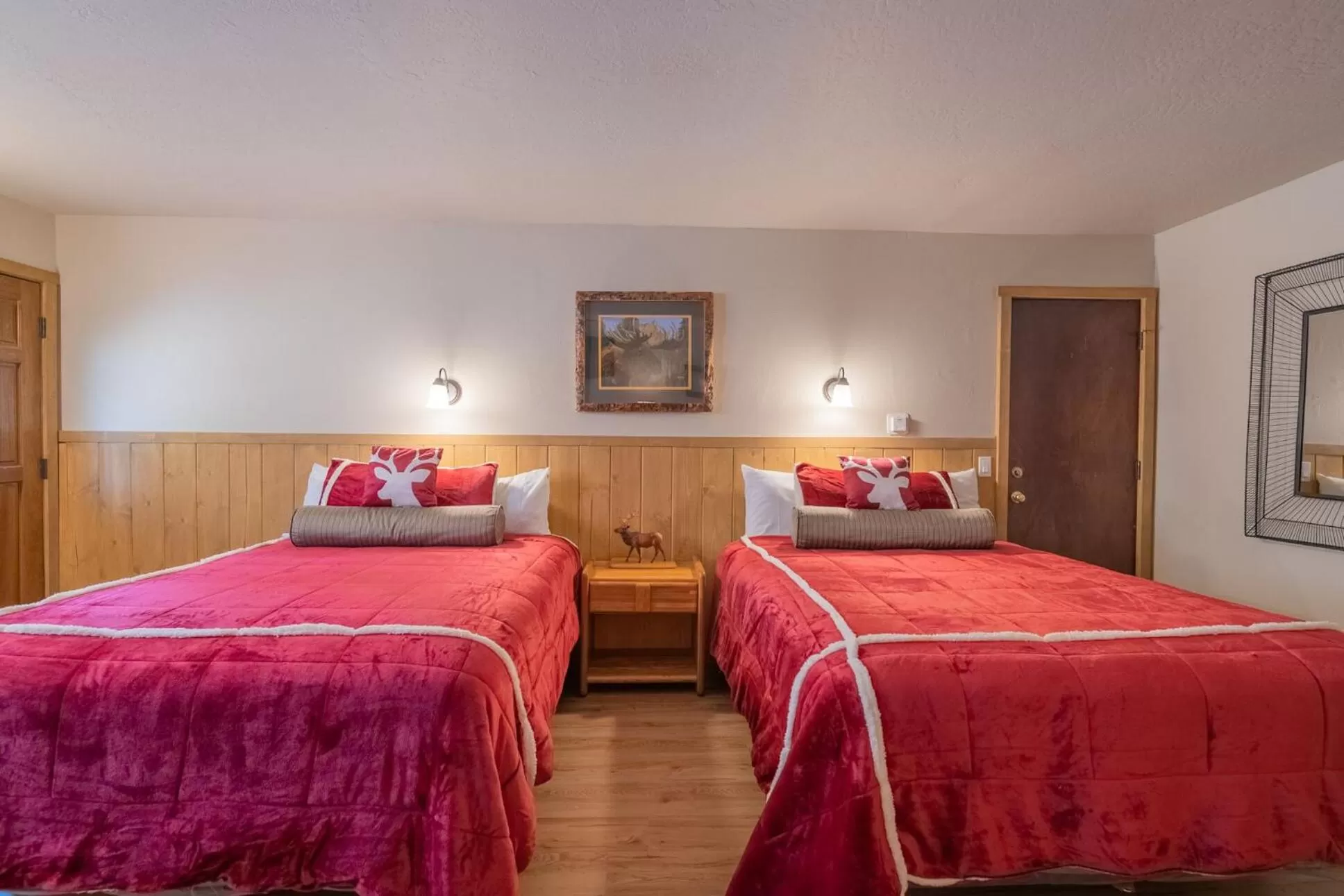 Bed in Black Forest Lodge