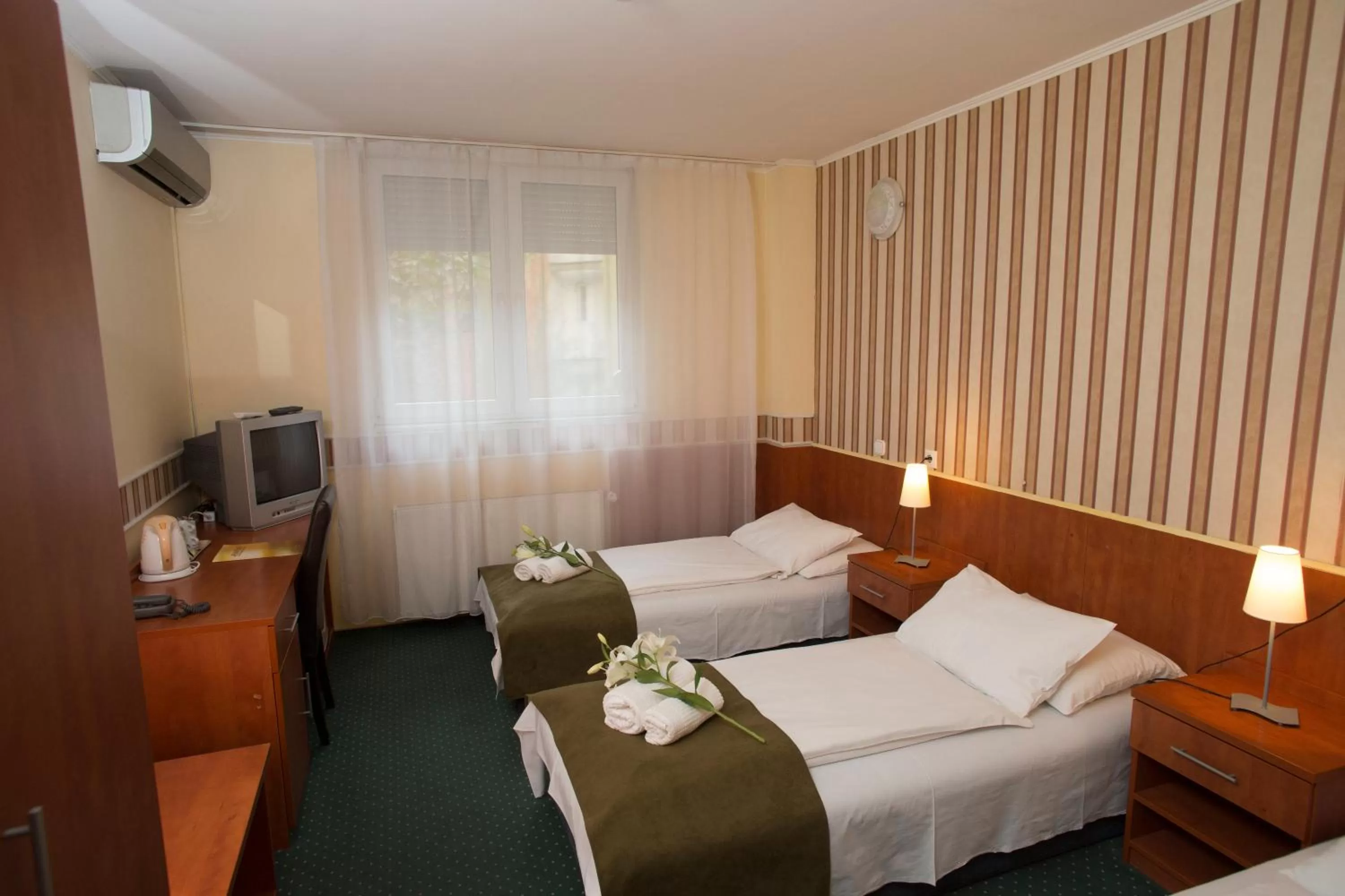 Bed in Atlantic Hotel