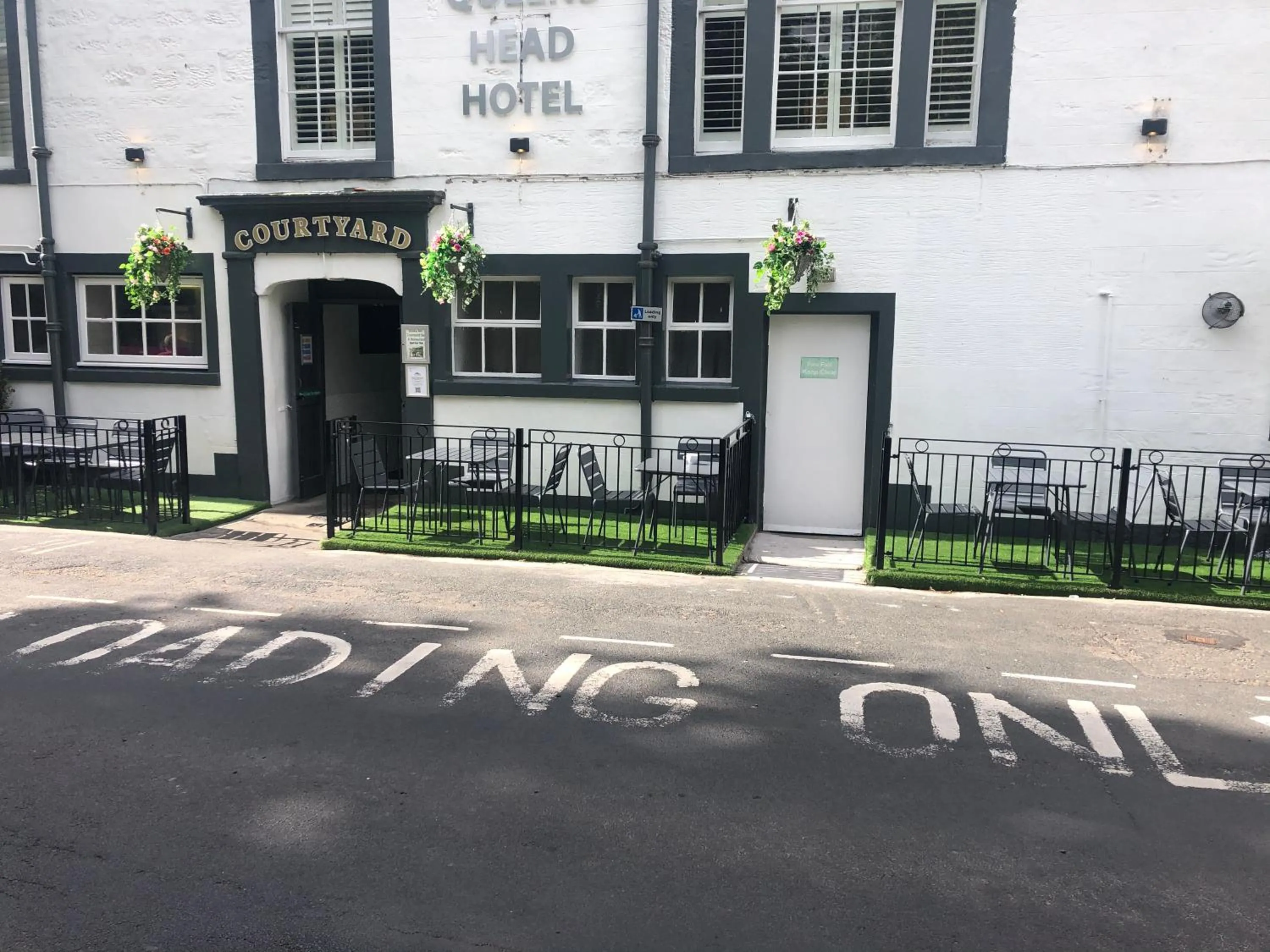 Seating area in Queenshead Hotel Kelso
