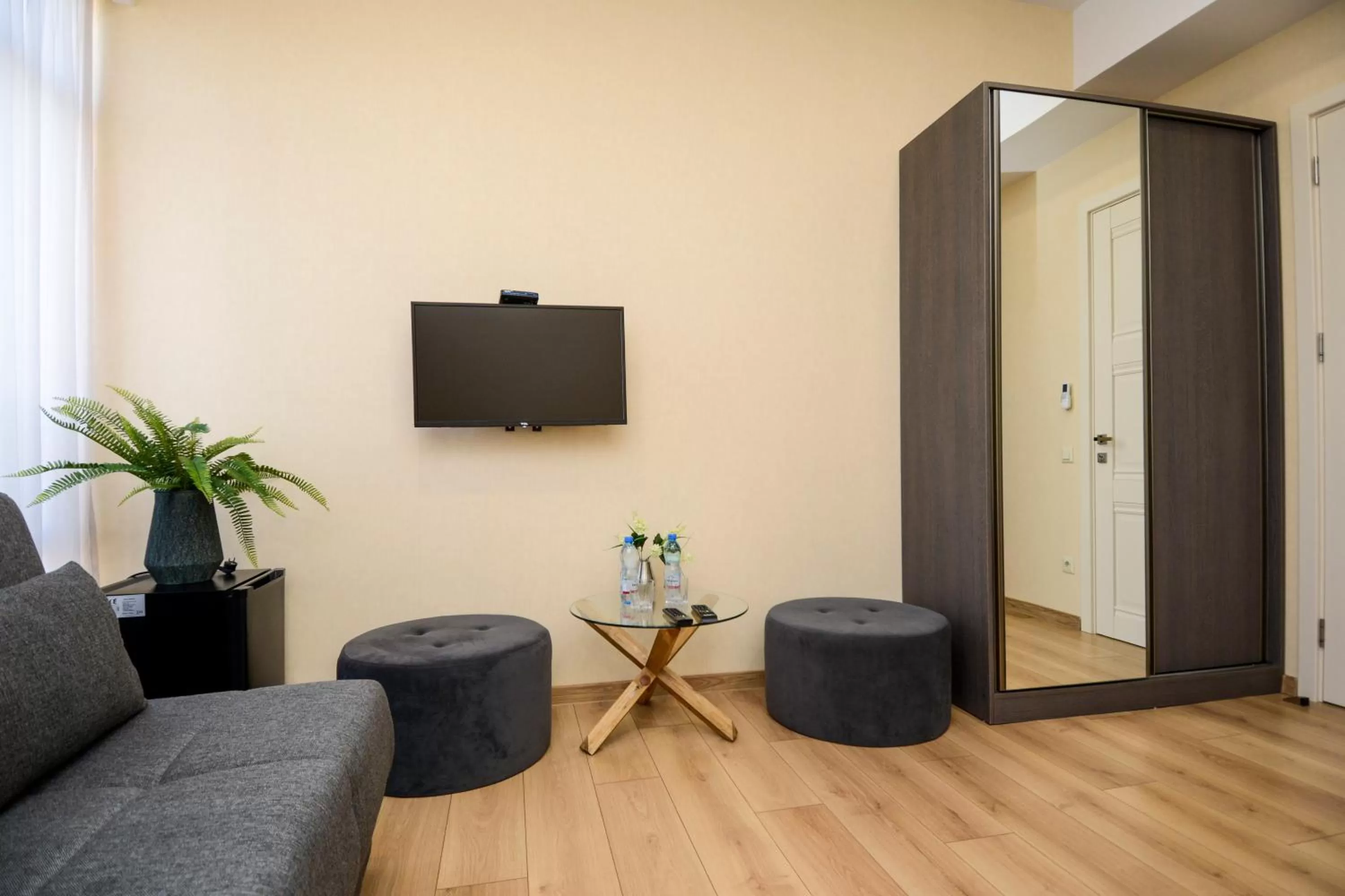 Seating area, TV/Entertainment Center in Hotel Avlabari Terrace