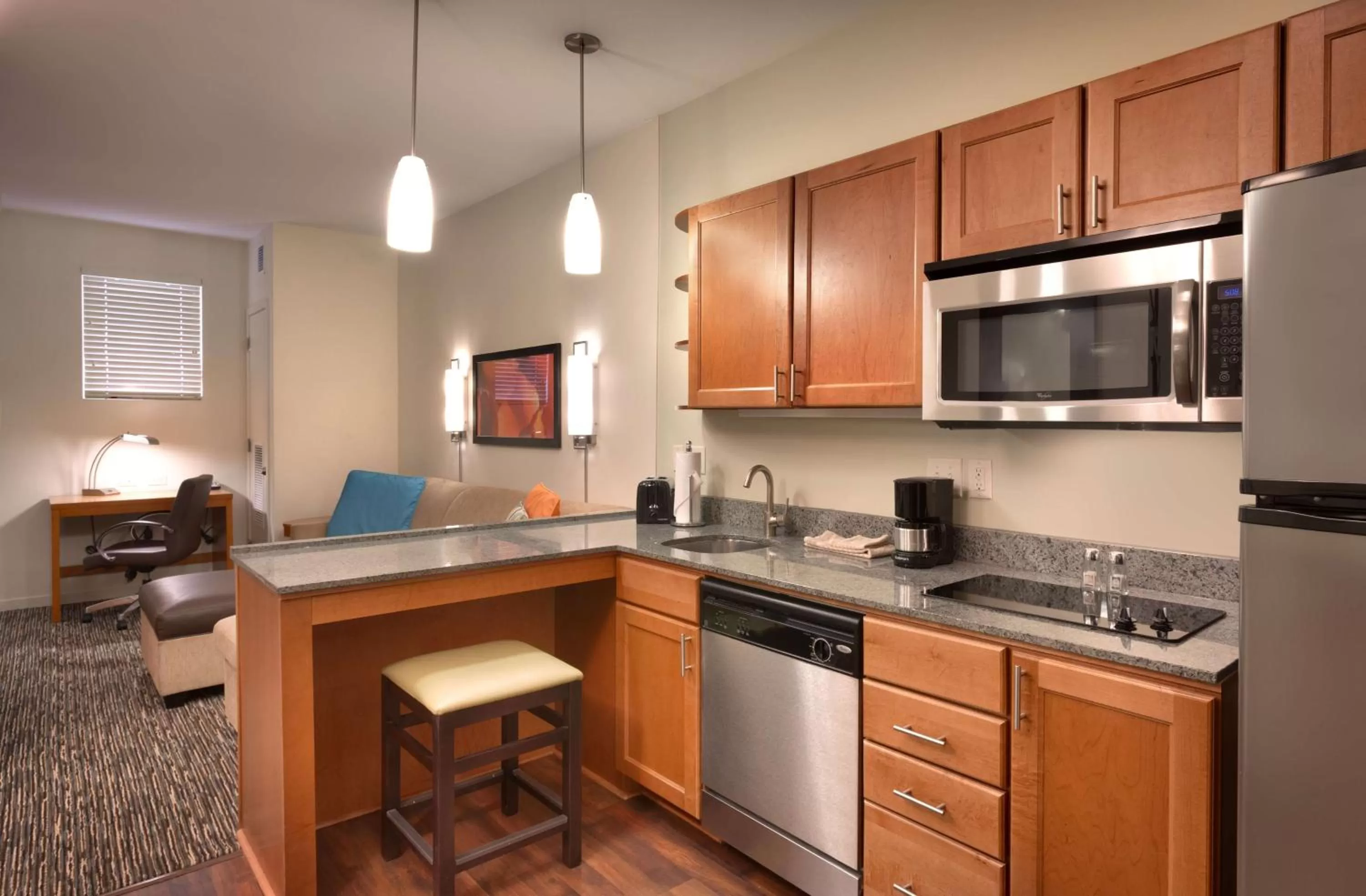 Photo of the whole room in Hyatt House Salt Lake City/Sandy