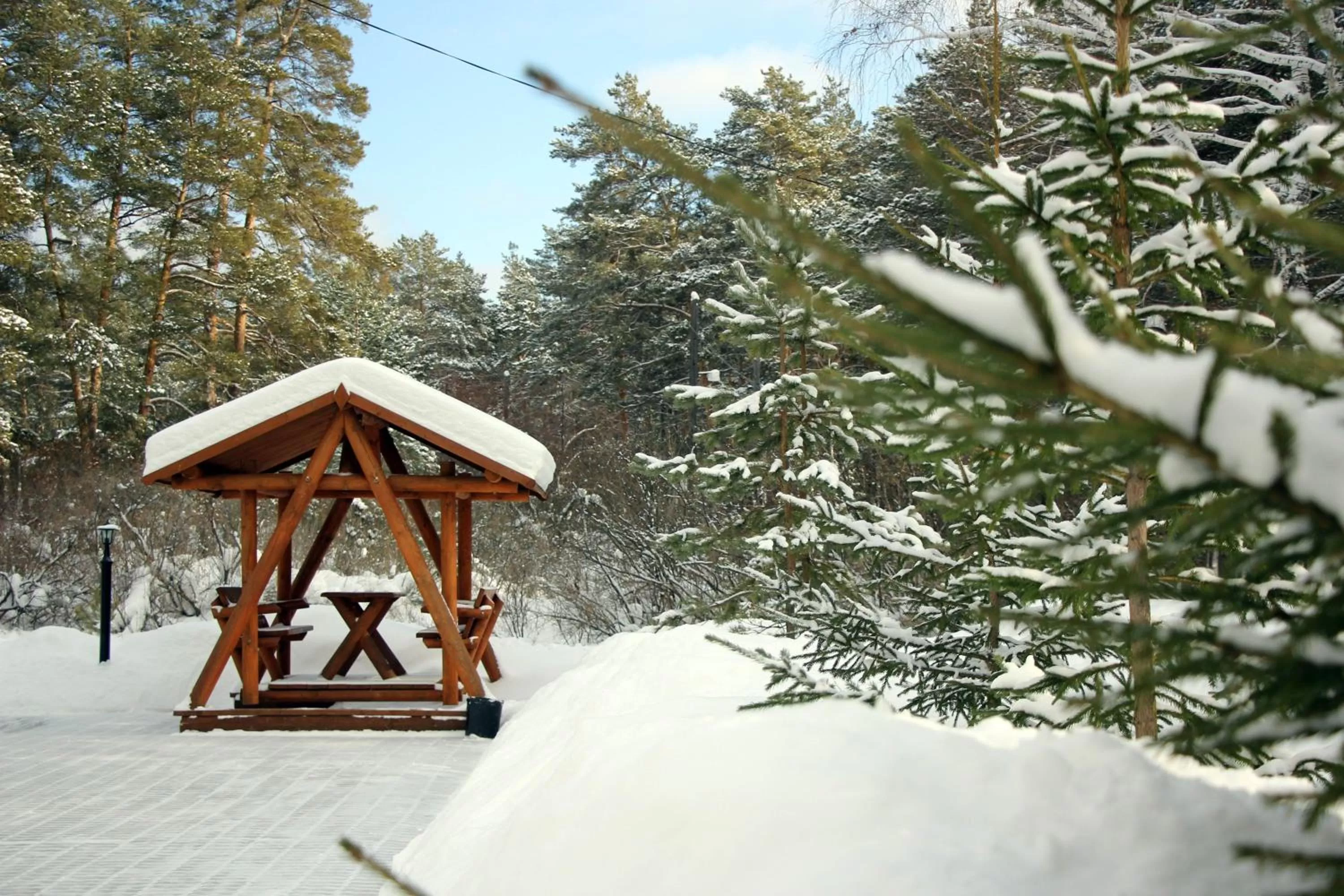 Winter in Zhaylau Hotel