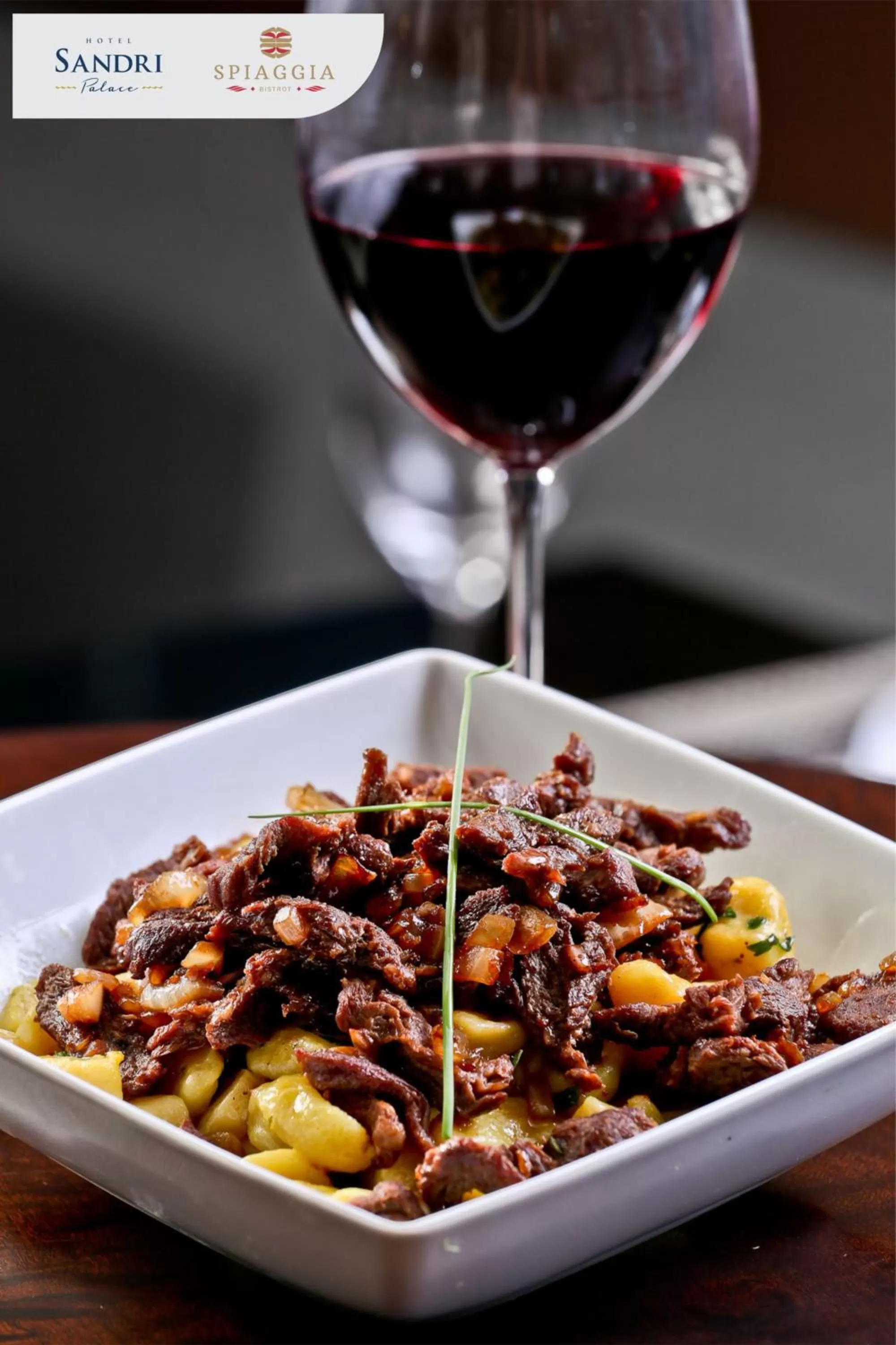 Food close-up in Sandri Palace Hotel