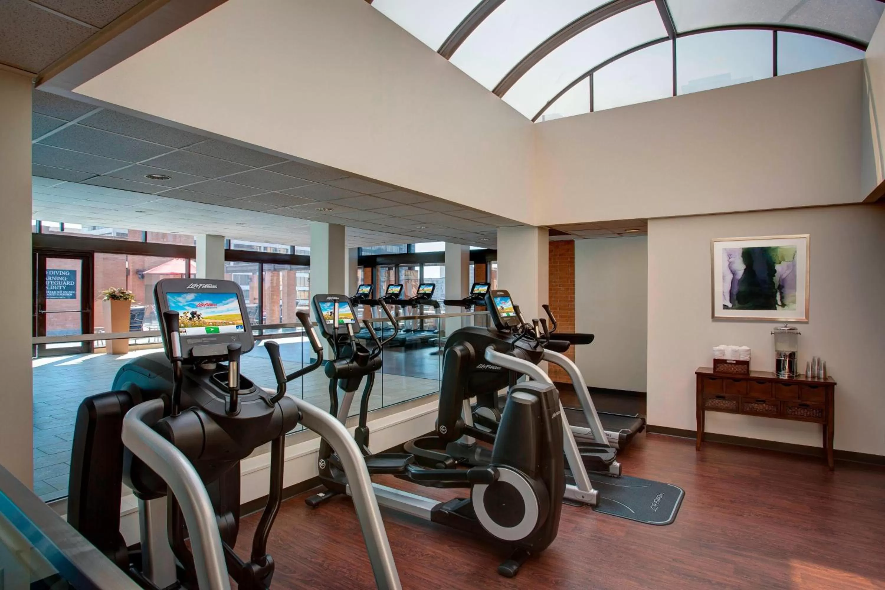 Fitness centre/facilities in JW Marriott Houston by the Galleria