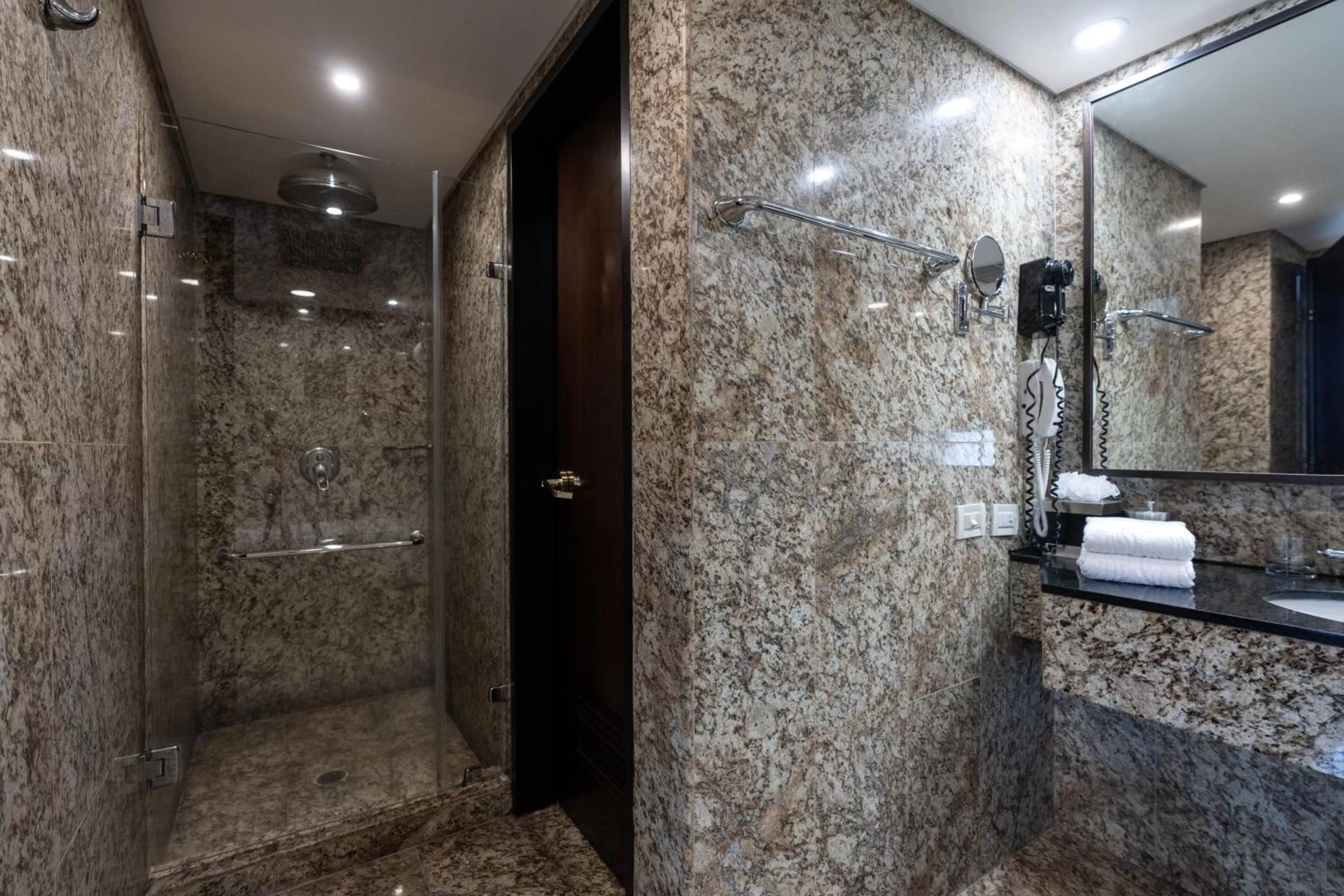 Shower in Eurobuilding Hotel & Suites Caracas
