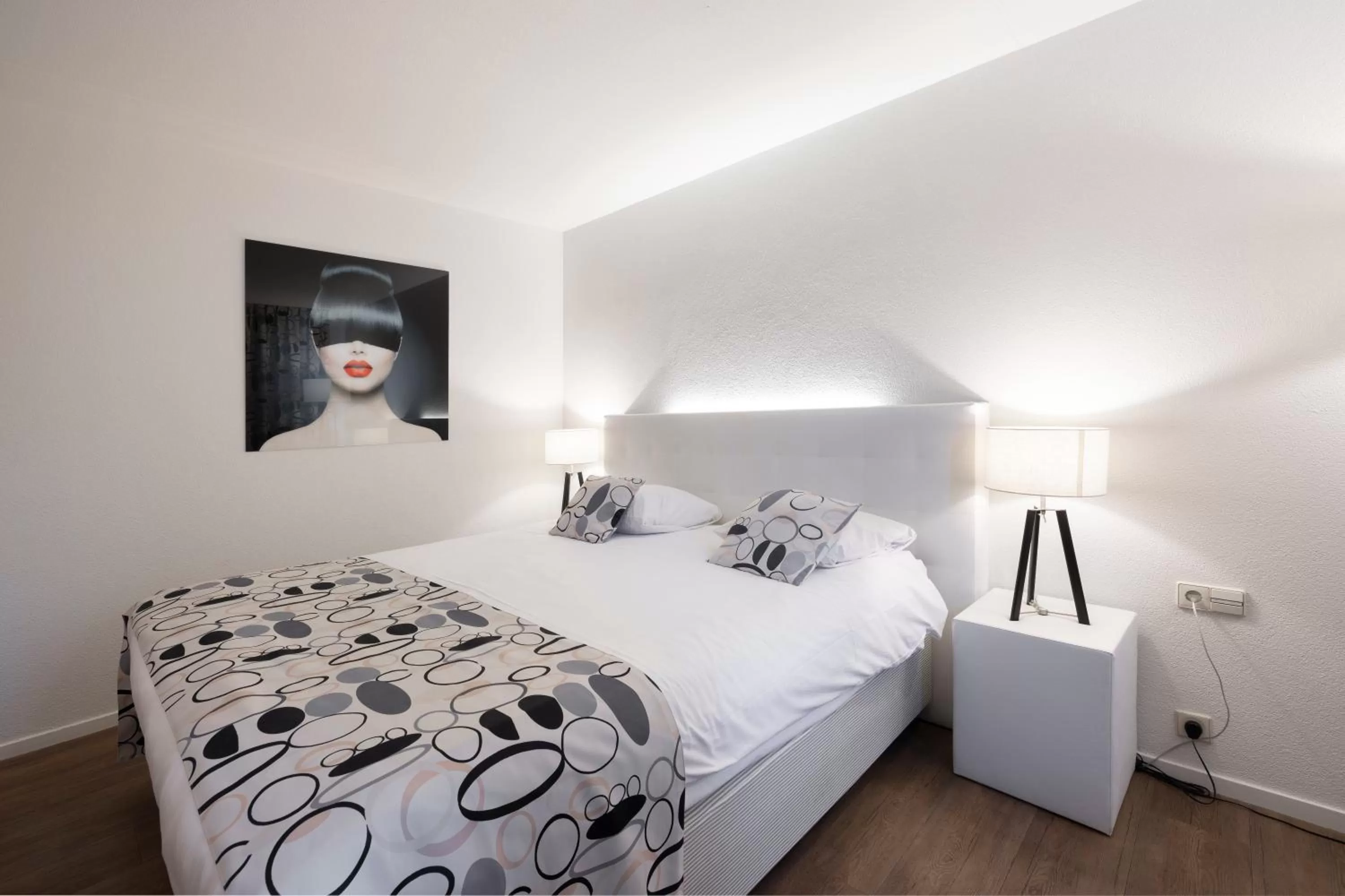 Bed in Hotel Mitland