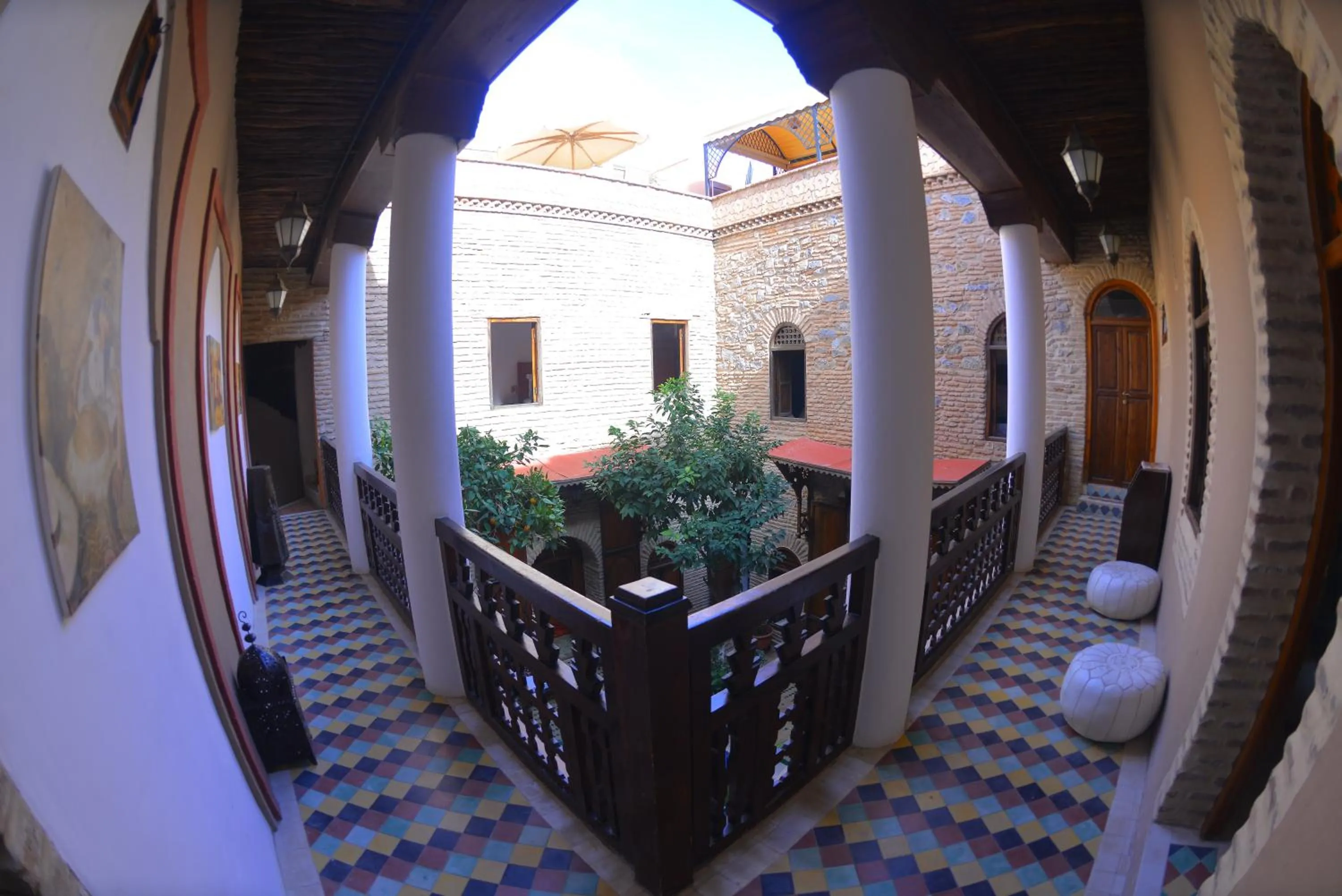 Balcony/Terrace in Riad Hidden