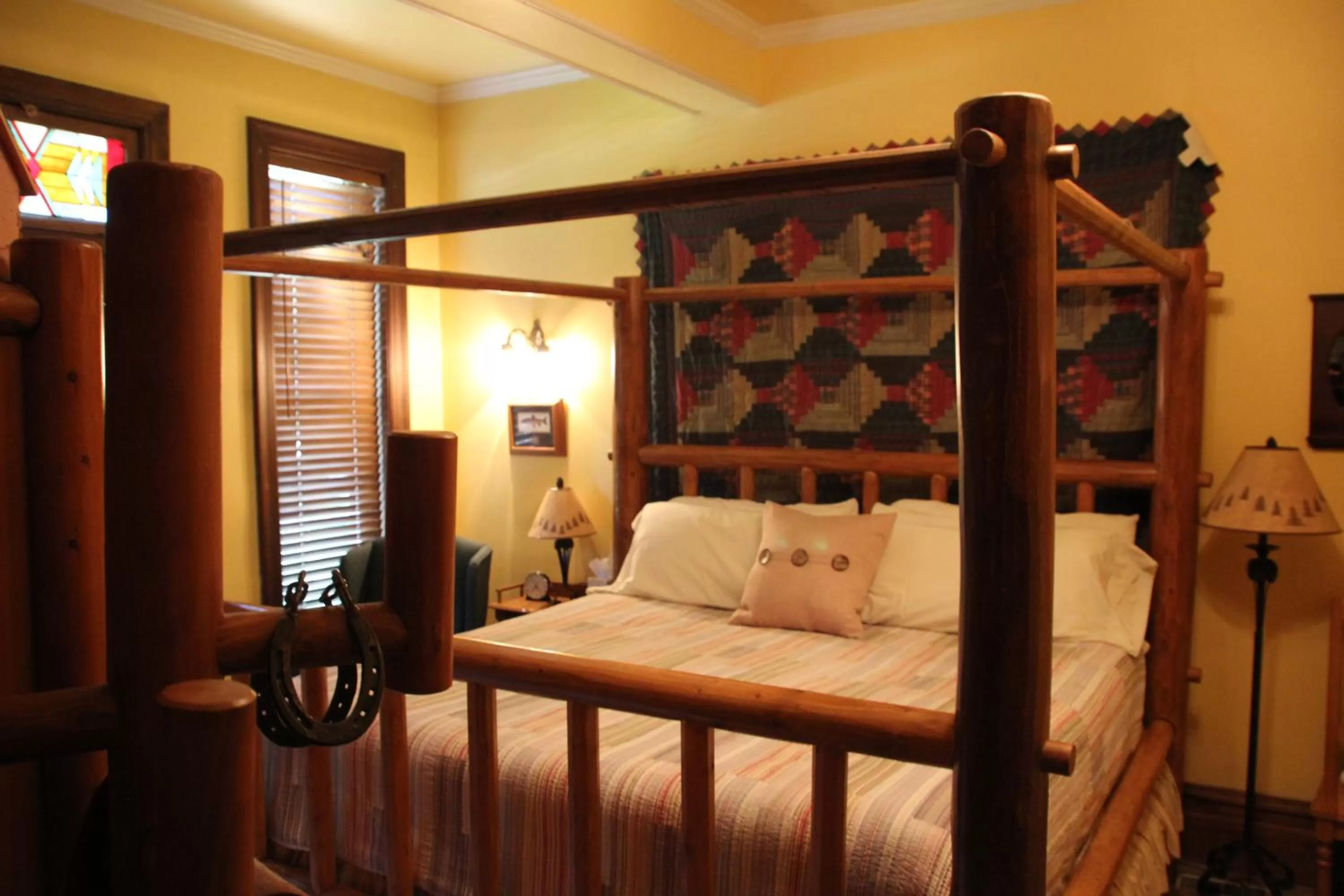 Bed in Hines Mansion