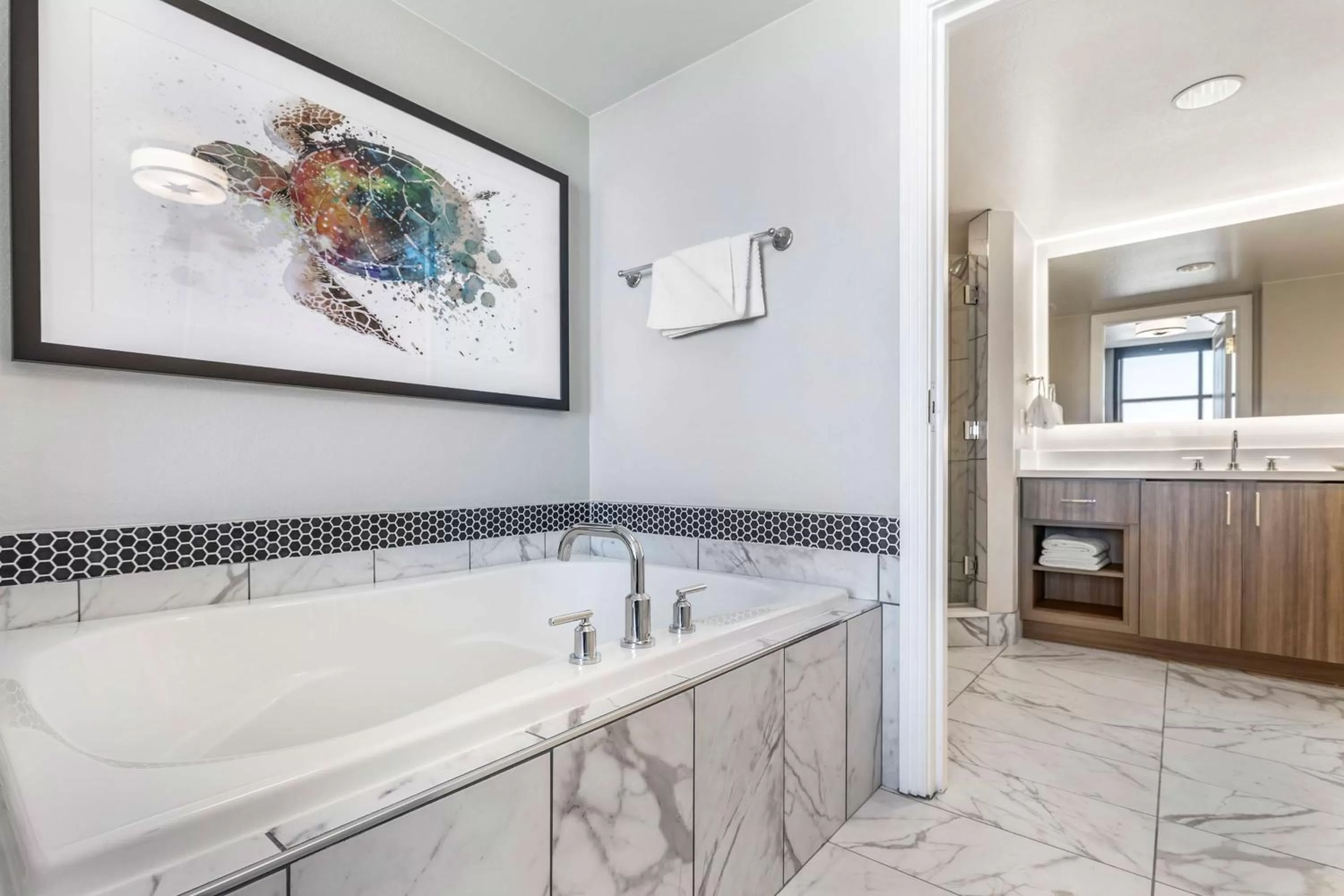 Bathroom in Hilton Grand Vacations Club on the Las Vegas Strip