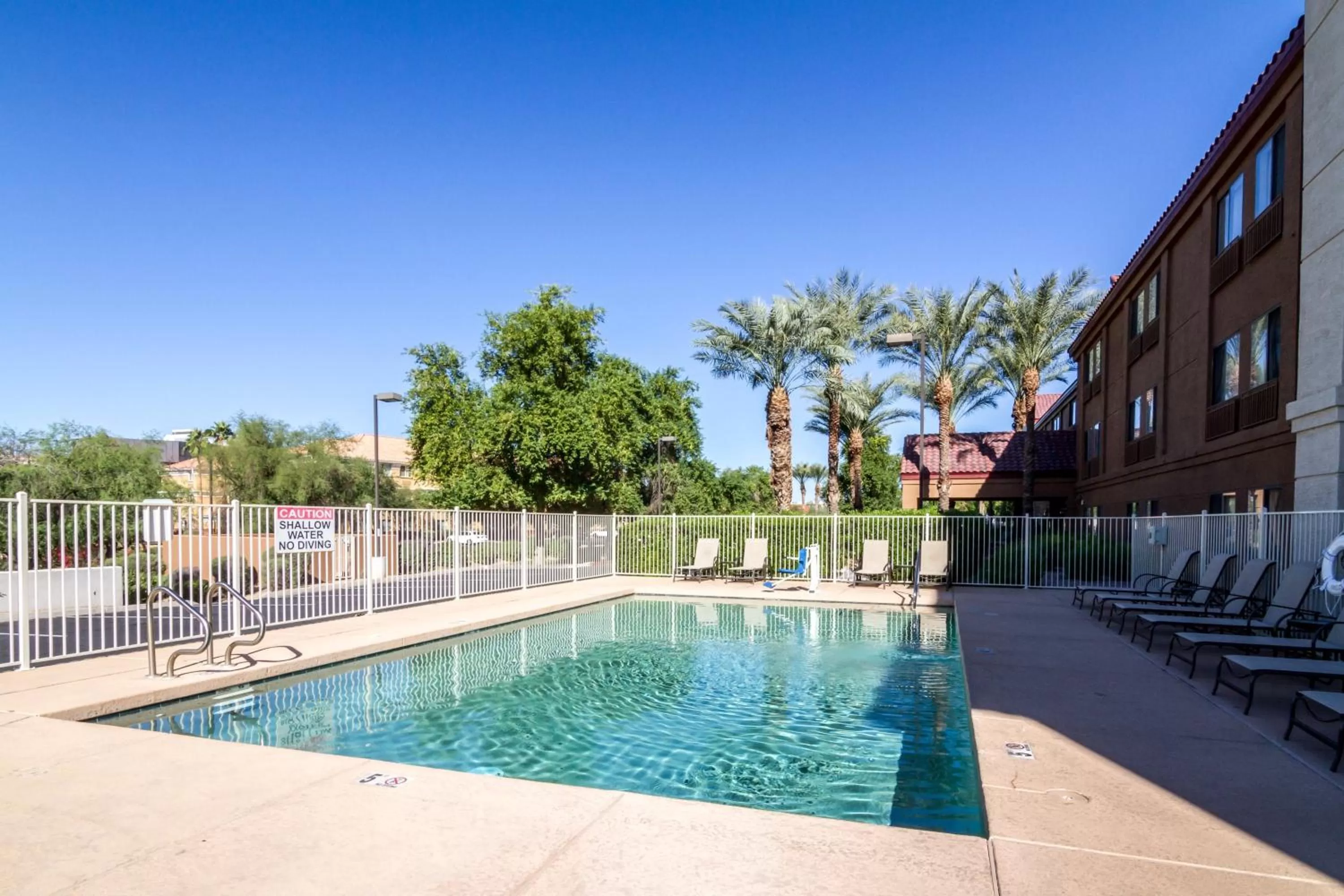 Swimming pool in Red Roof Inn PLUS+ Tempe - Phoenix Airport