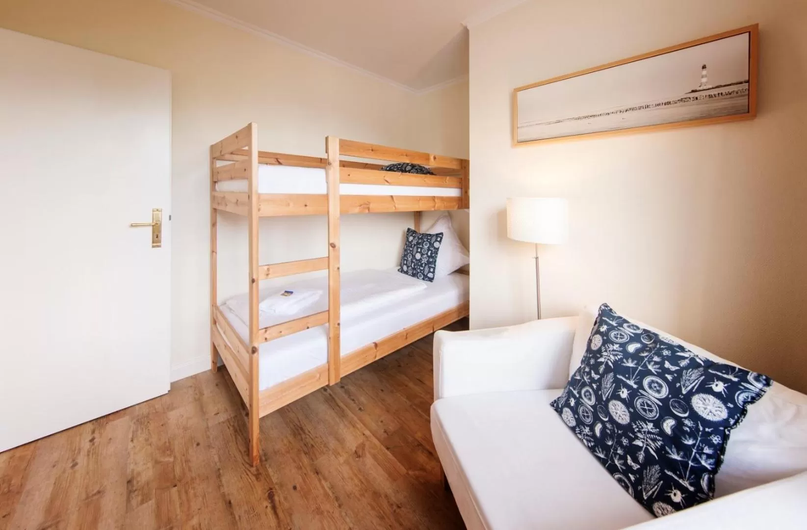 Photo of the whole room, Bunk Bed in Das Frühstückshotel Büsum