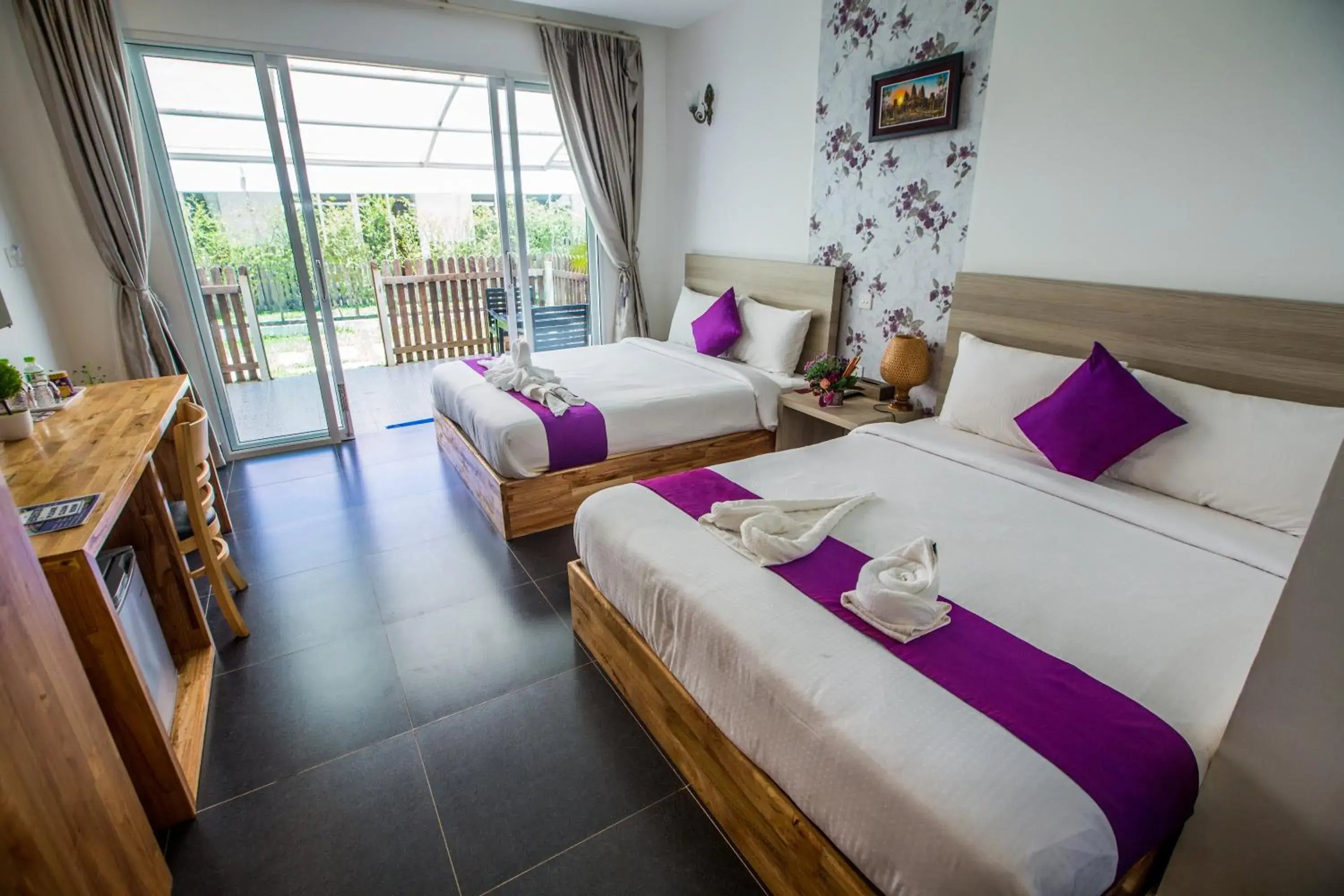 Private Bungalow Twin with Garden View in Good Time Resort Private Bungalow Twin with Garden View in Good Time Resort