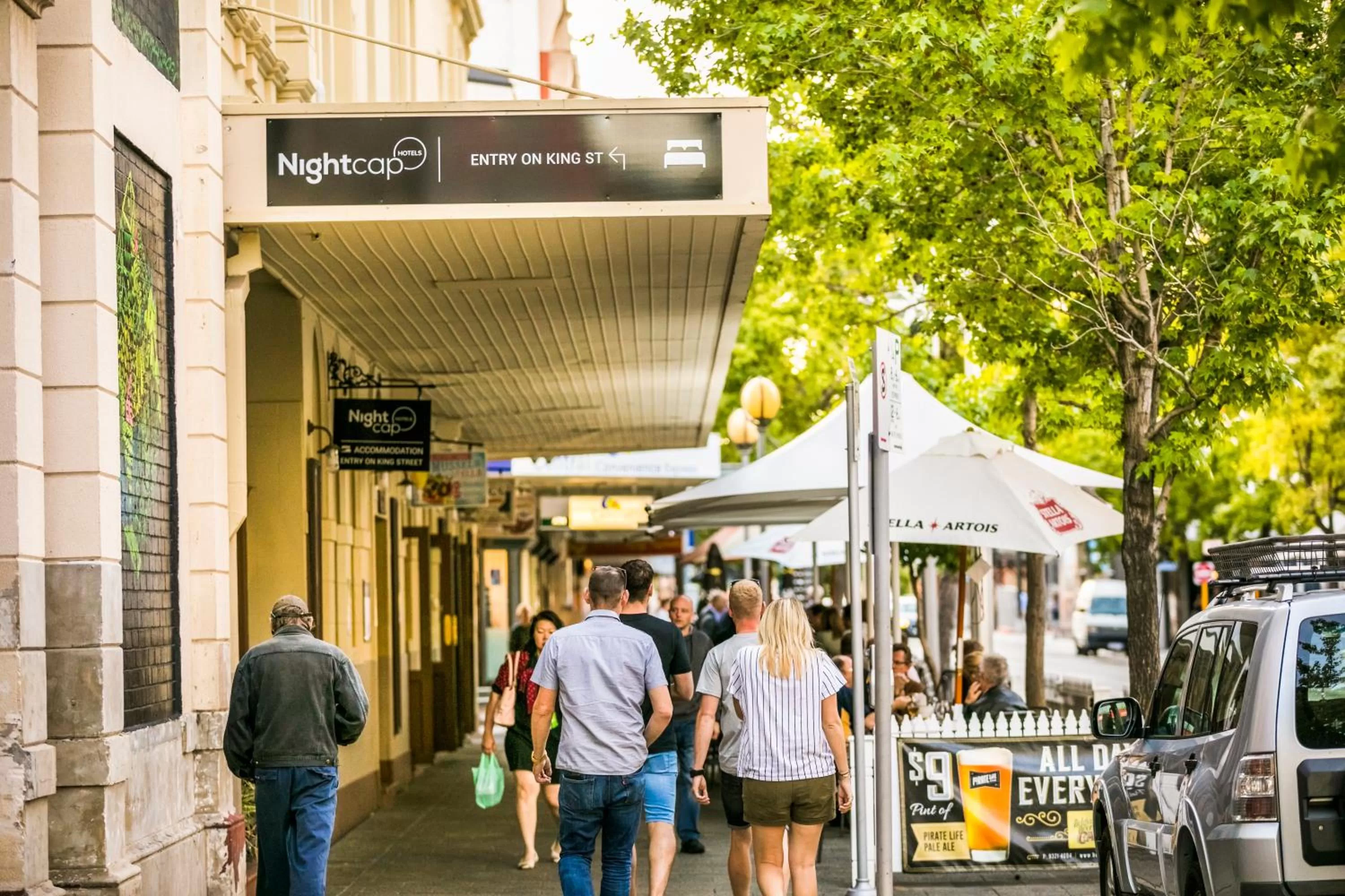 Decorative detail in Nightcap at Belgian Beer Cafe