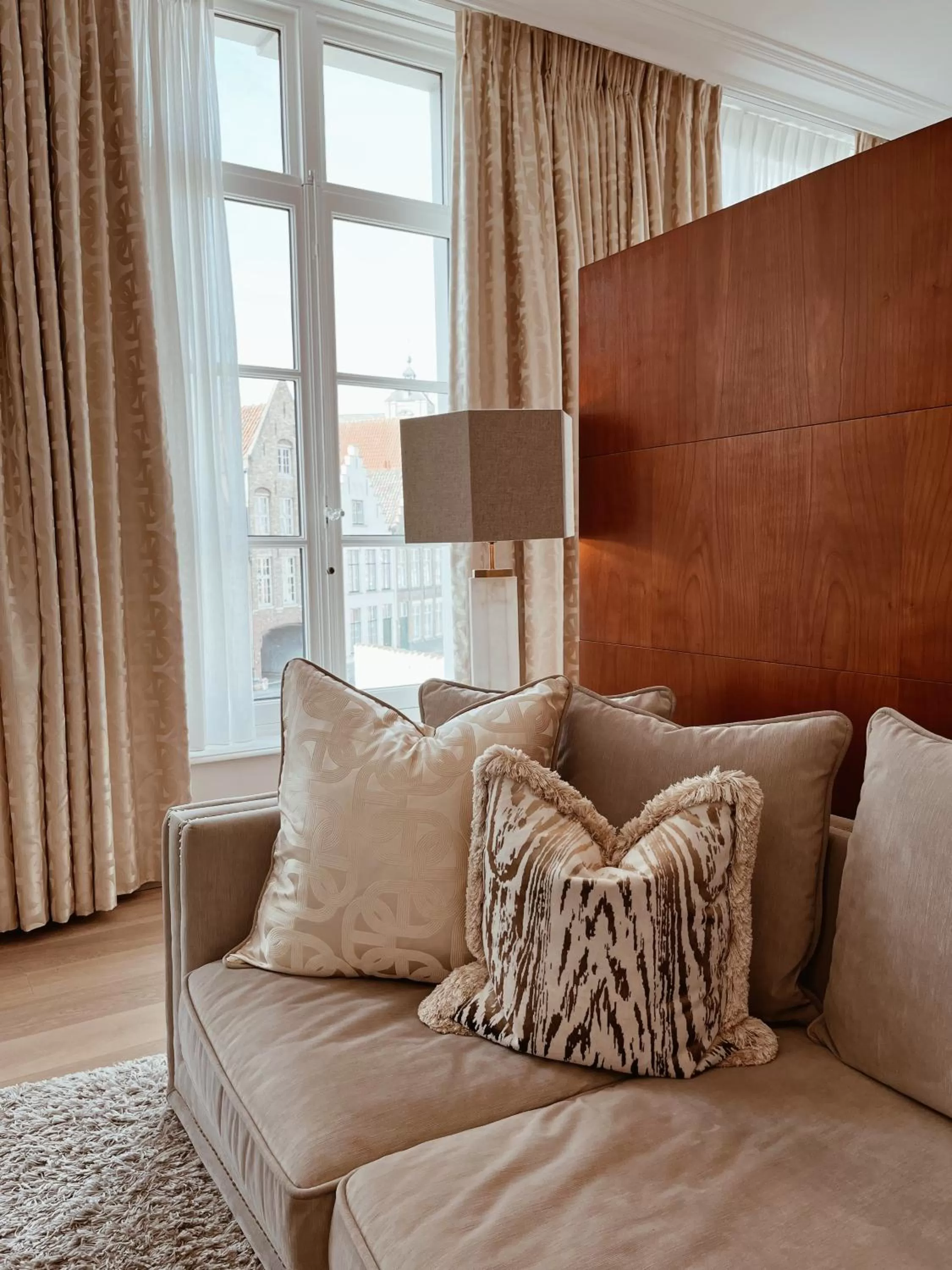 Living room in Hotel Van Cleef