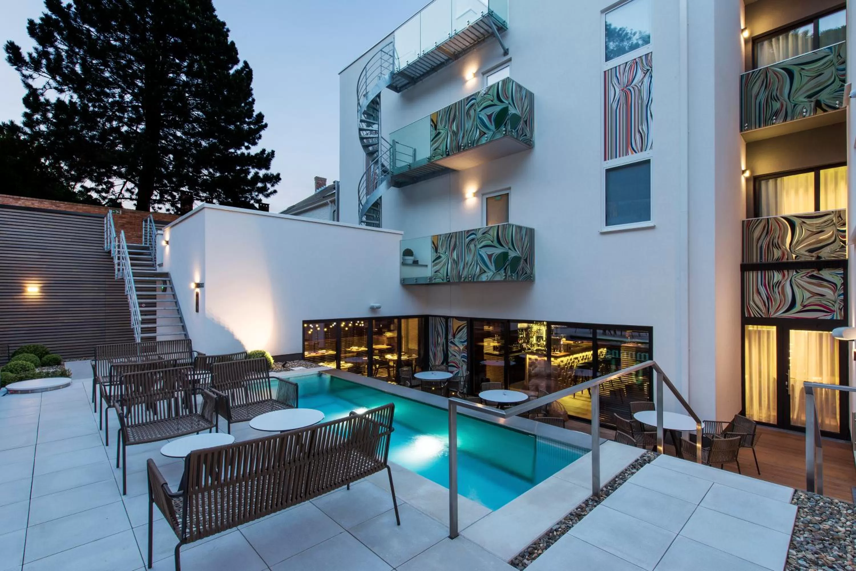 Balcony/Terrace in Hotel The Royal Snail