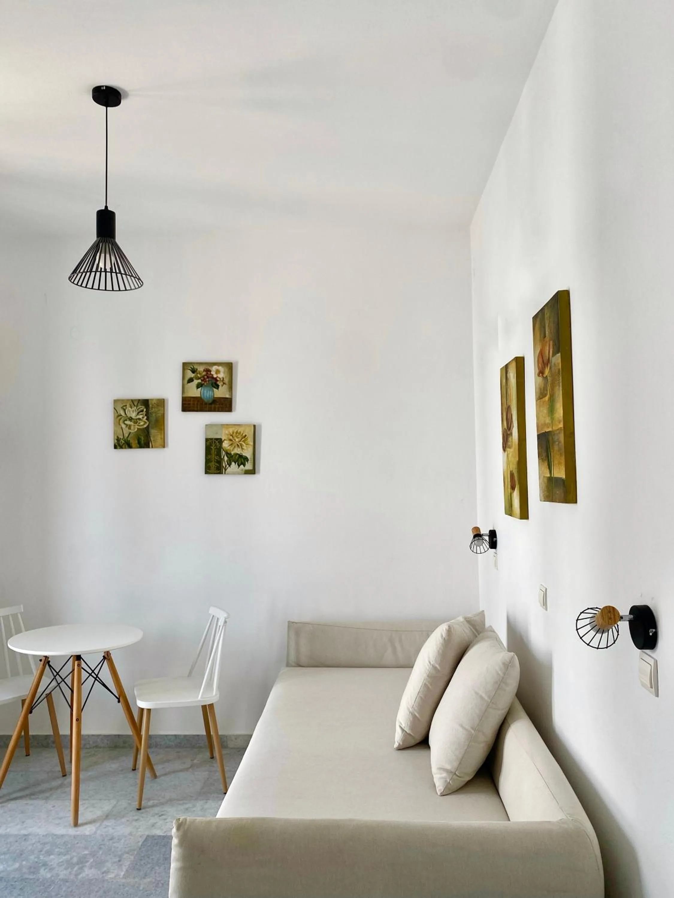 Seating area in Fikas Hotel