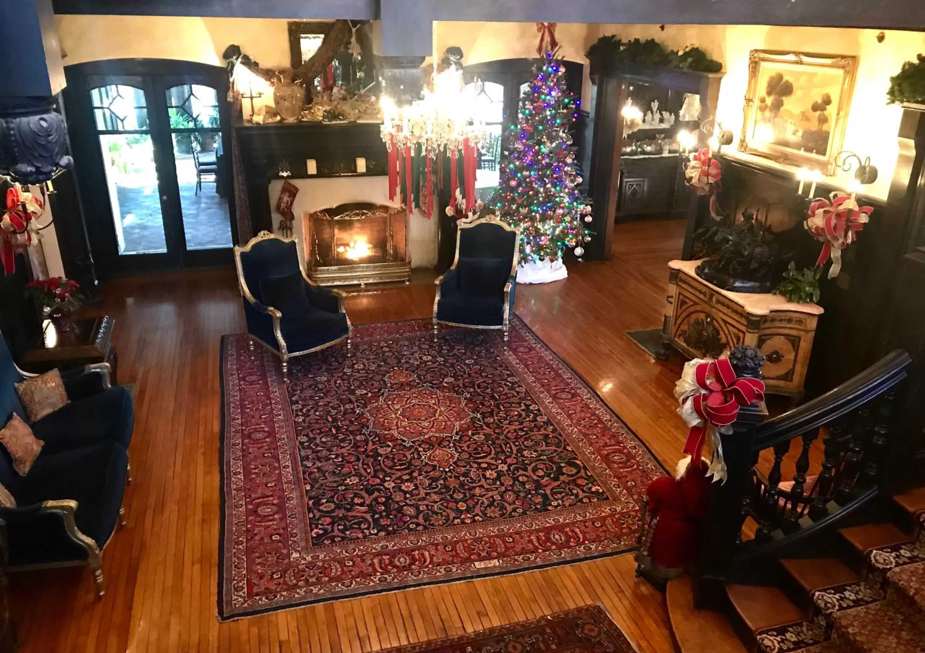 Seating area in Gramercy Mansion