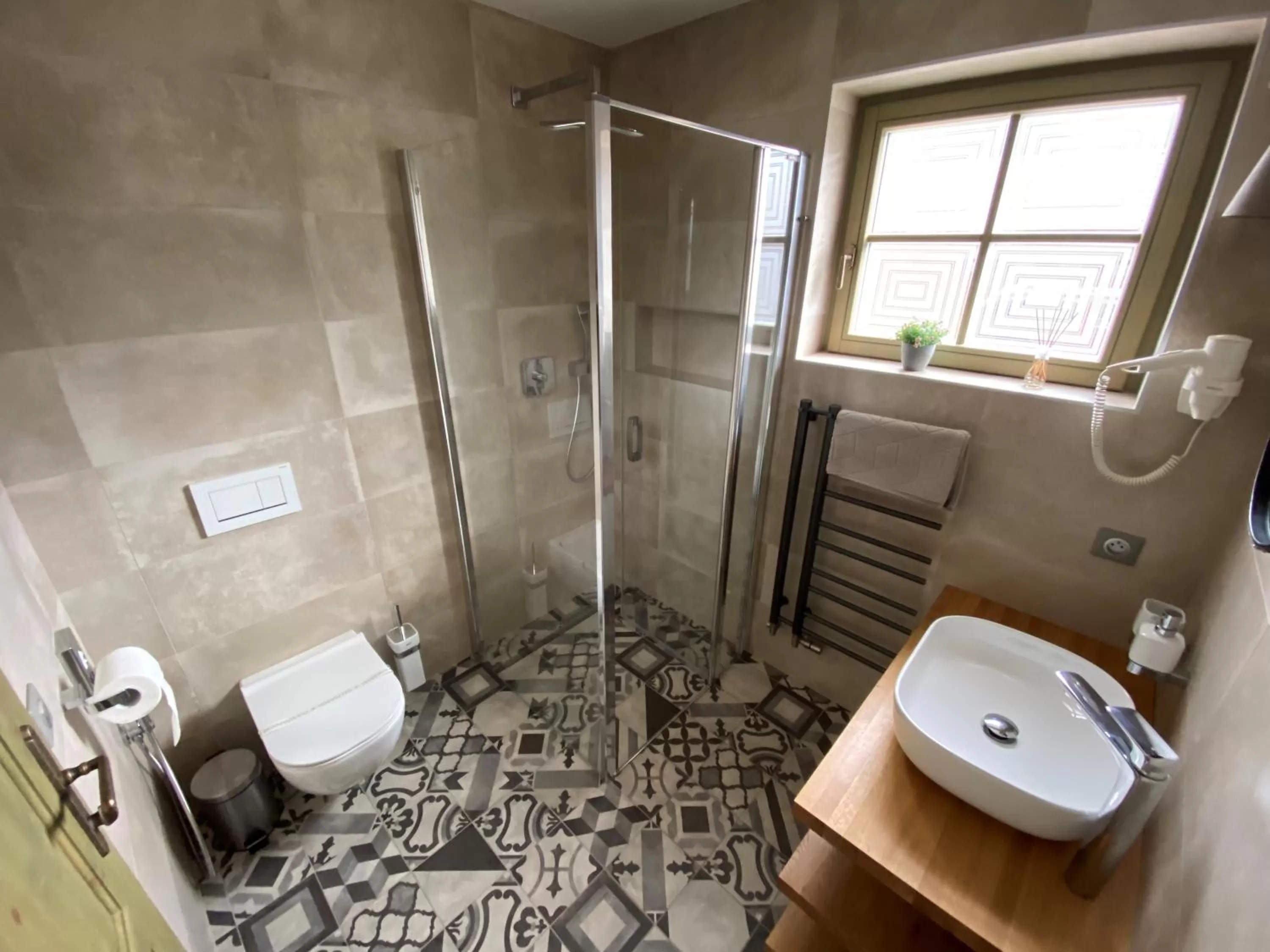 Bathroom in Penzion Stodola