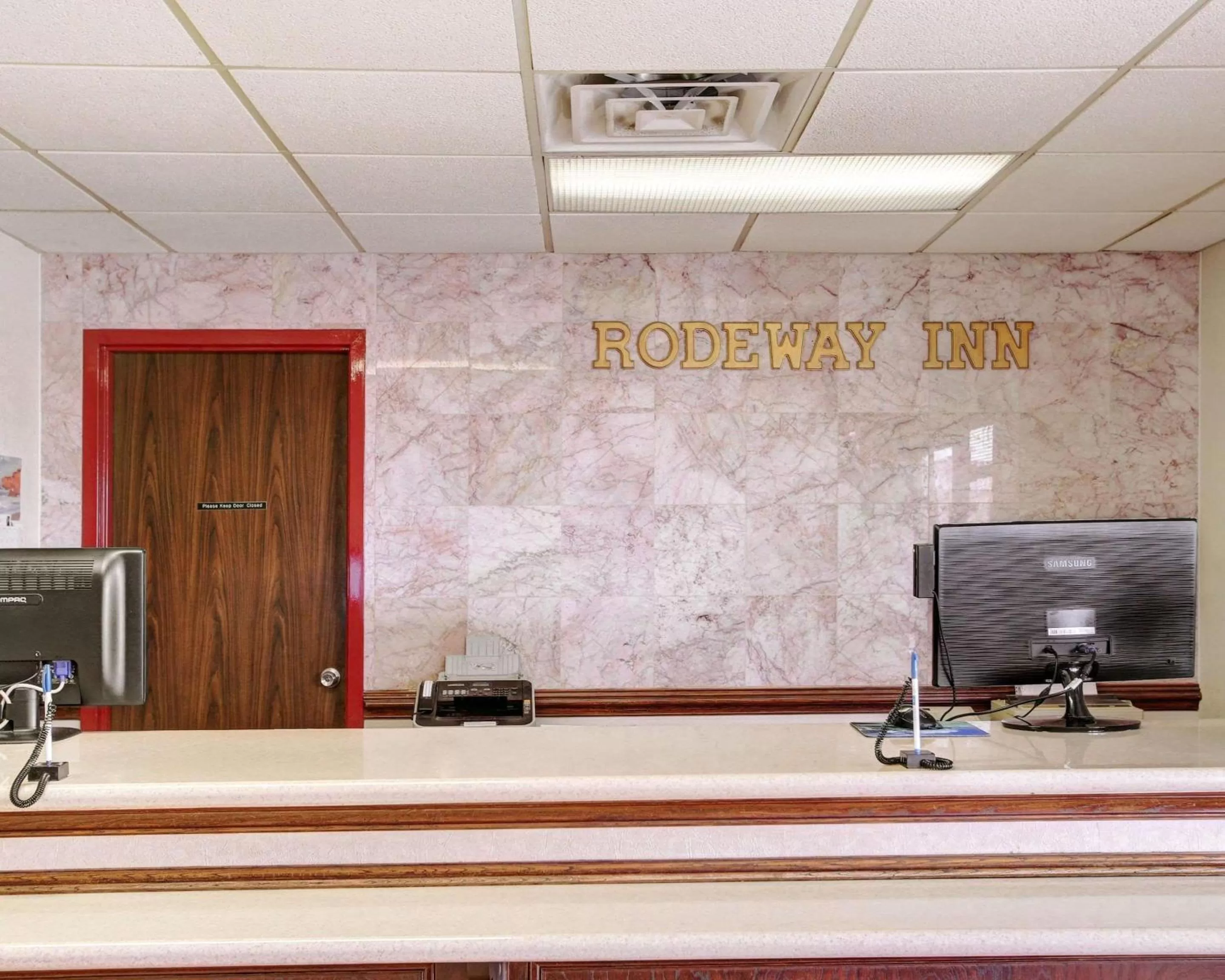 Lobby or reception in Rodeway Inn New Braunfels - San Antonio Area