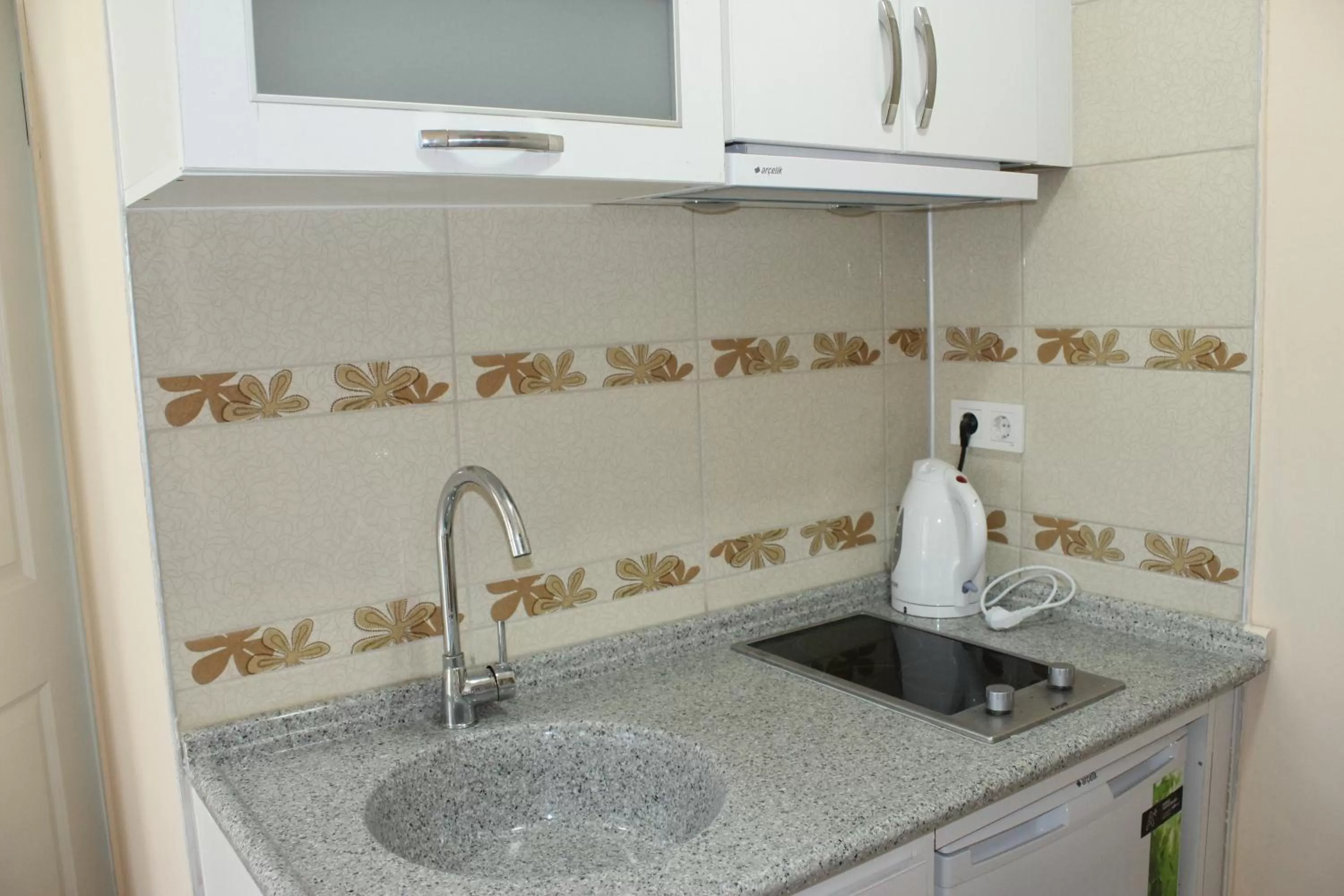 Kitchen or kitchenette in Ede Apart Otel