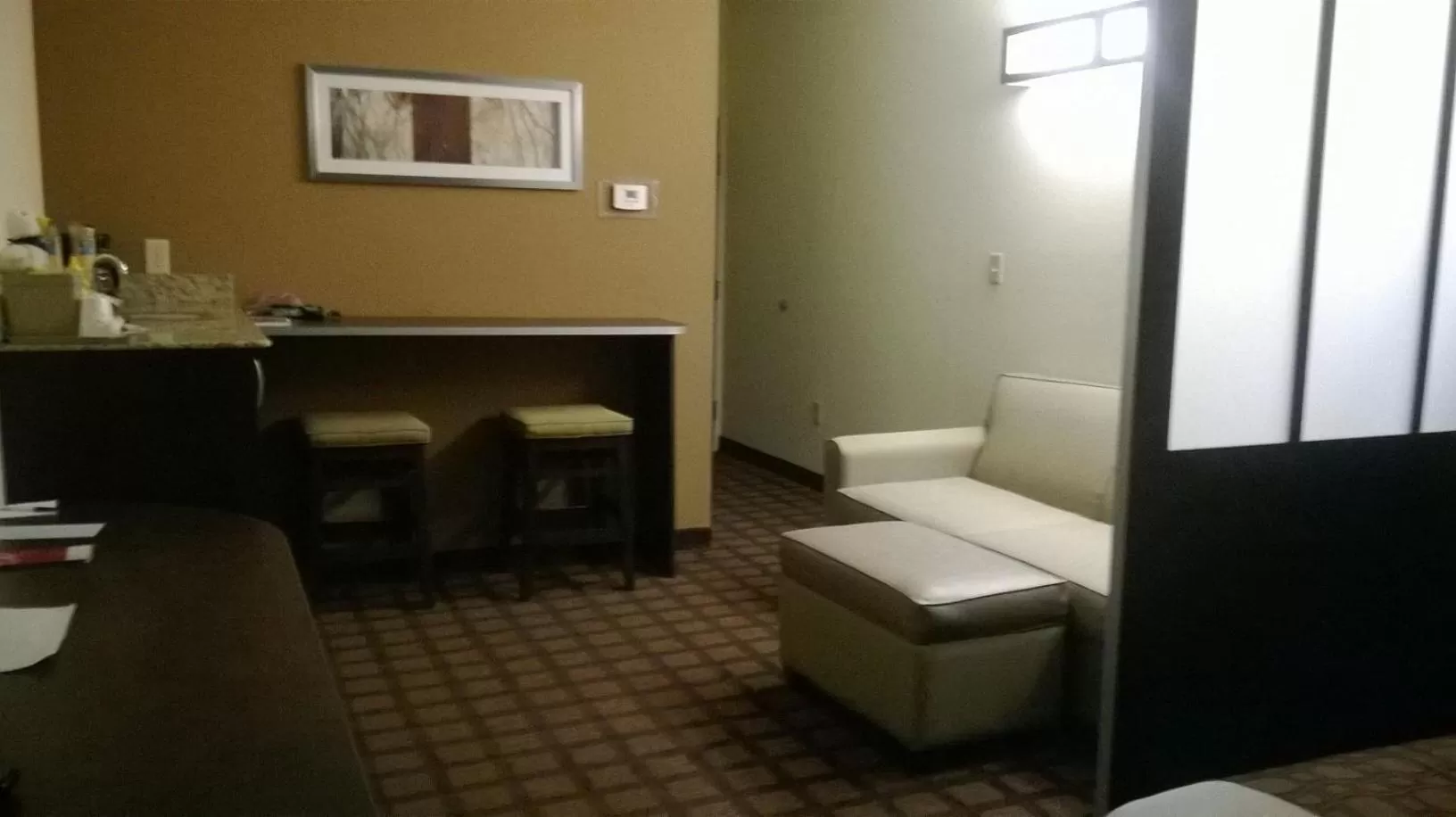 Living room, Bed in Microtel Inn and Suites Eagle Pass