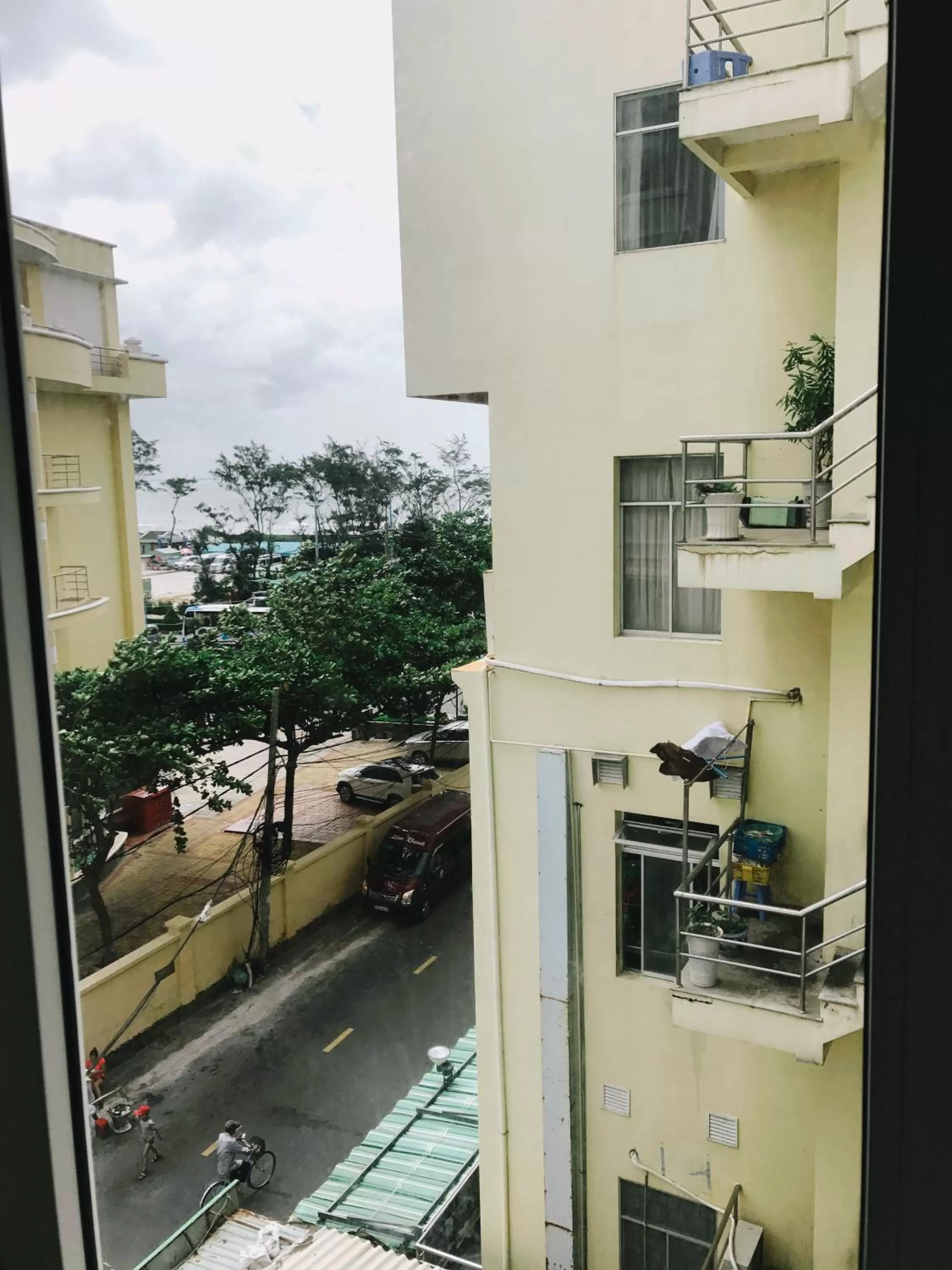 Street view in Hoang Phat Hotel